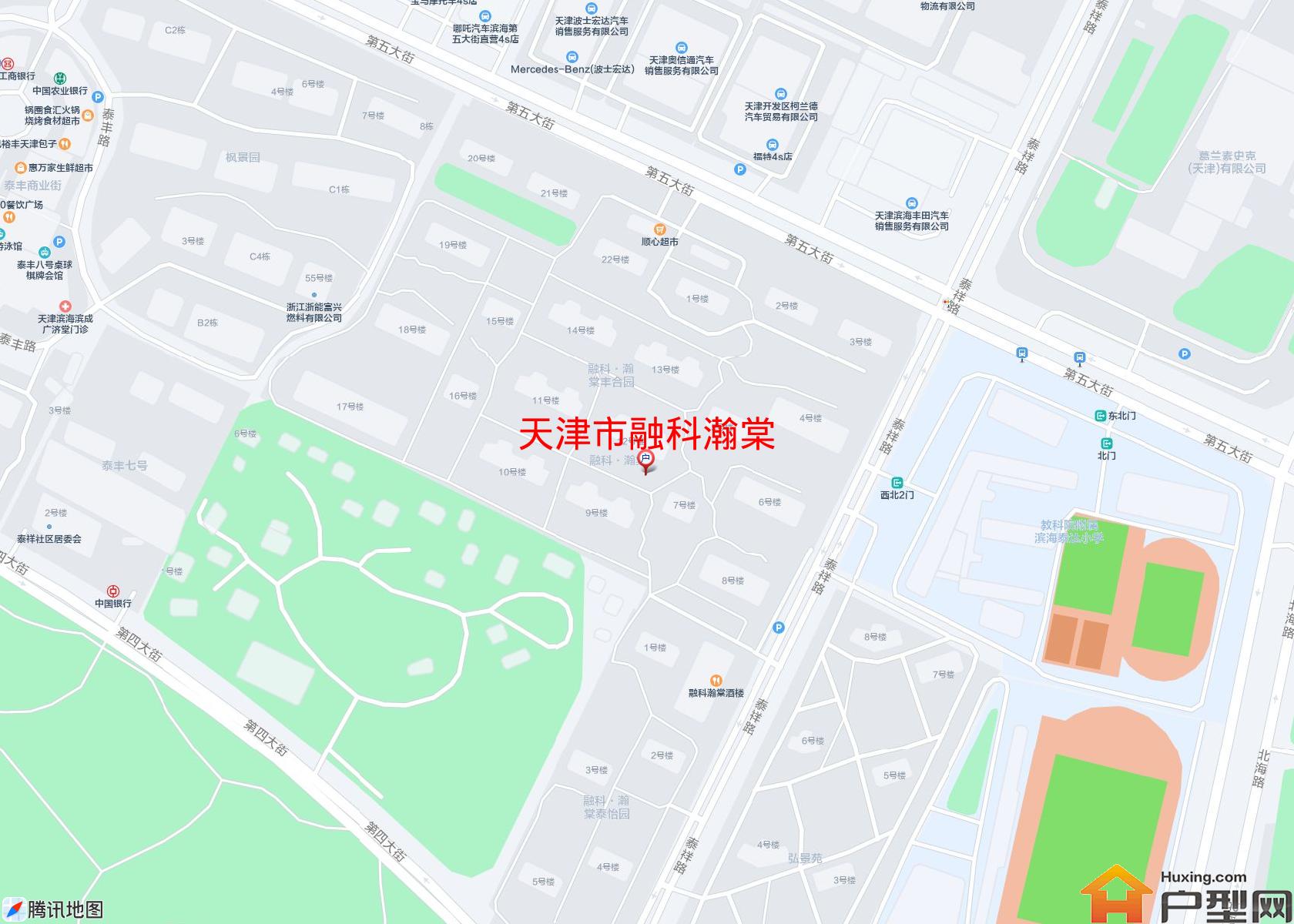 融科瀚棠小区 - 户型网