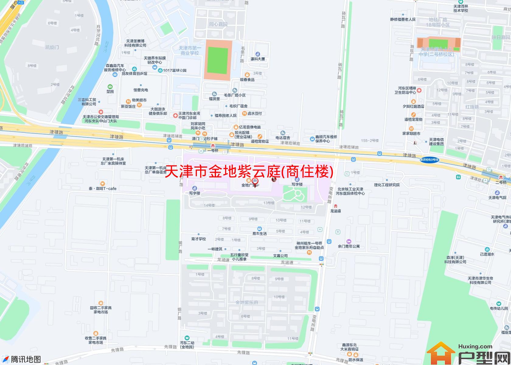 金地紫云庭(商住楼)小区 - 户型网