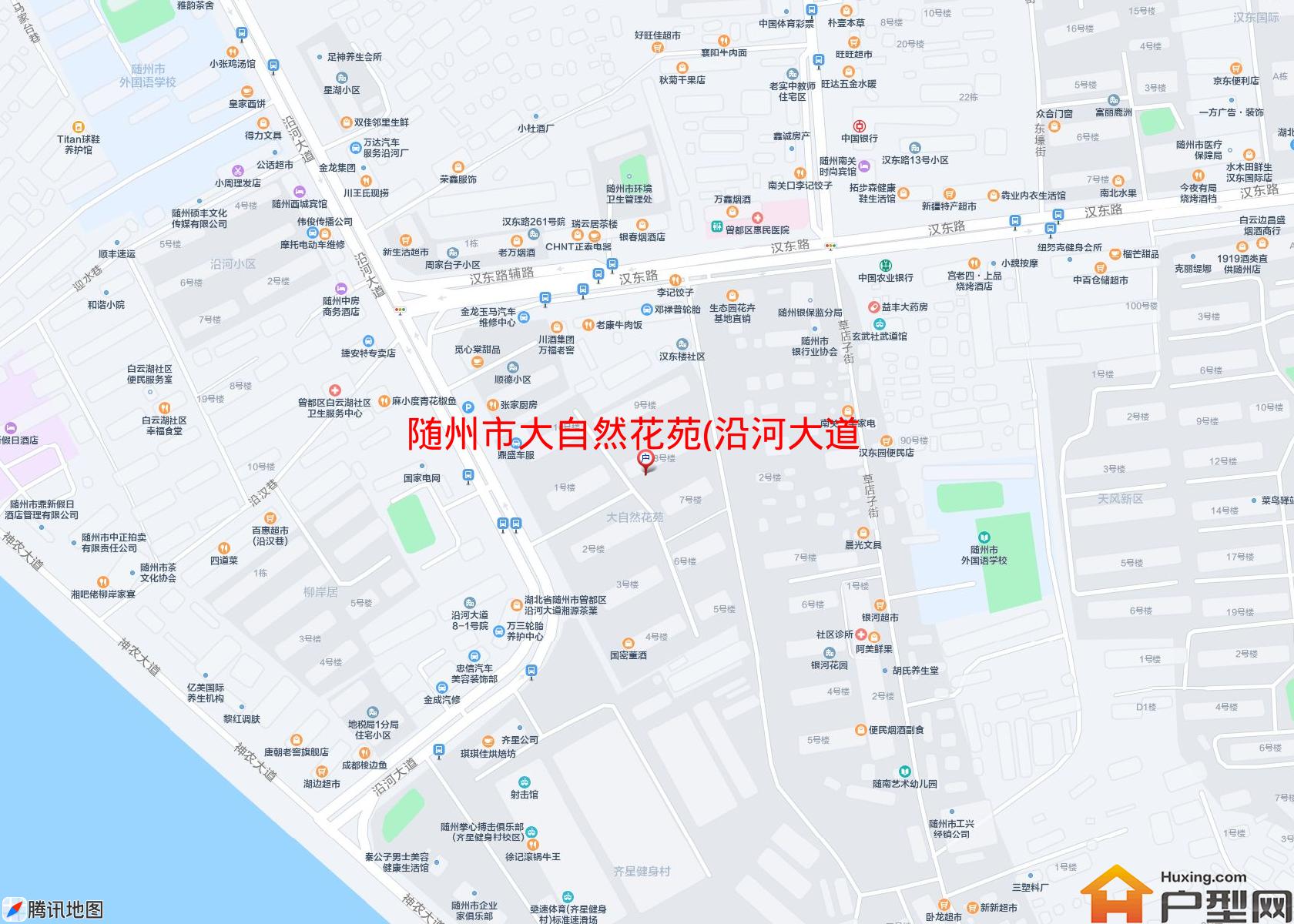 大自然花苑(沿河大道特3号)小区 - 户型网