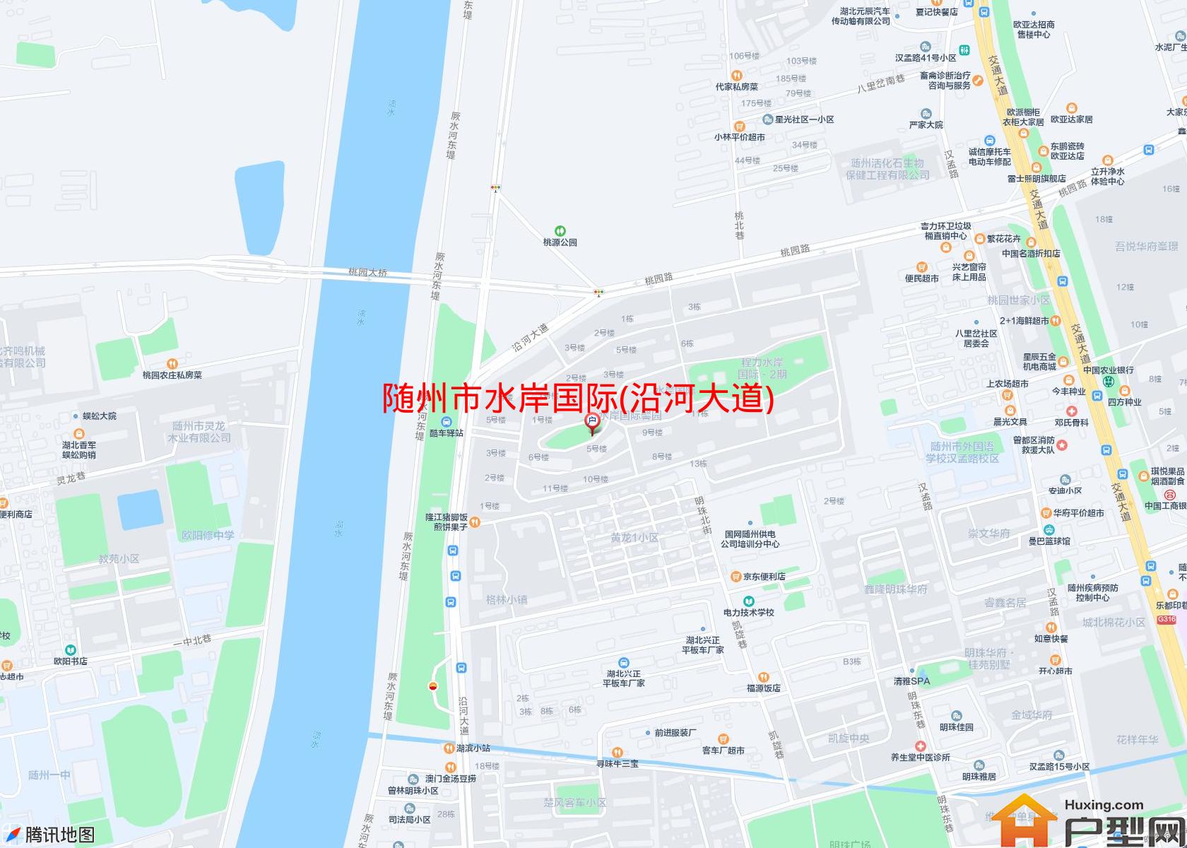 水岸国际(沿河大道)小区 - 户型网