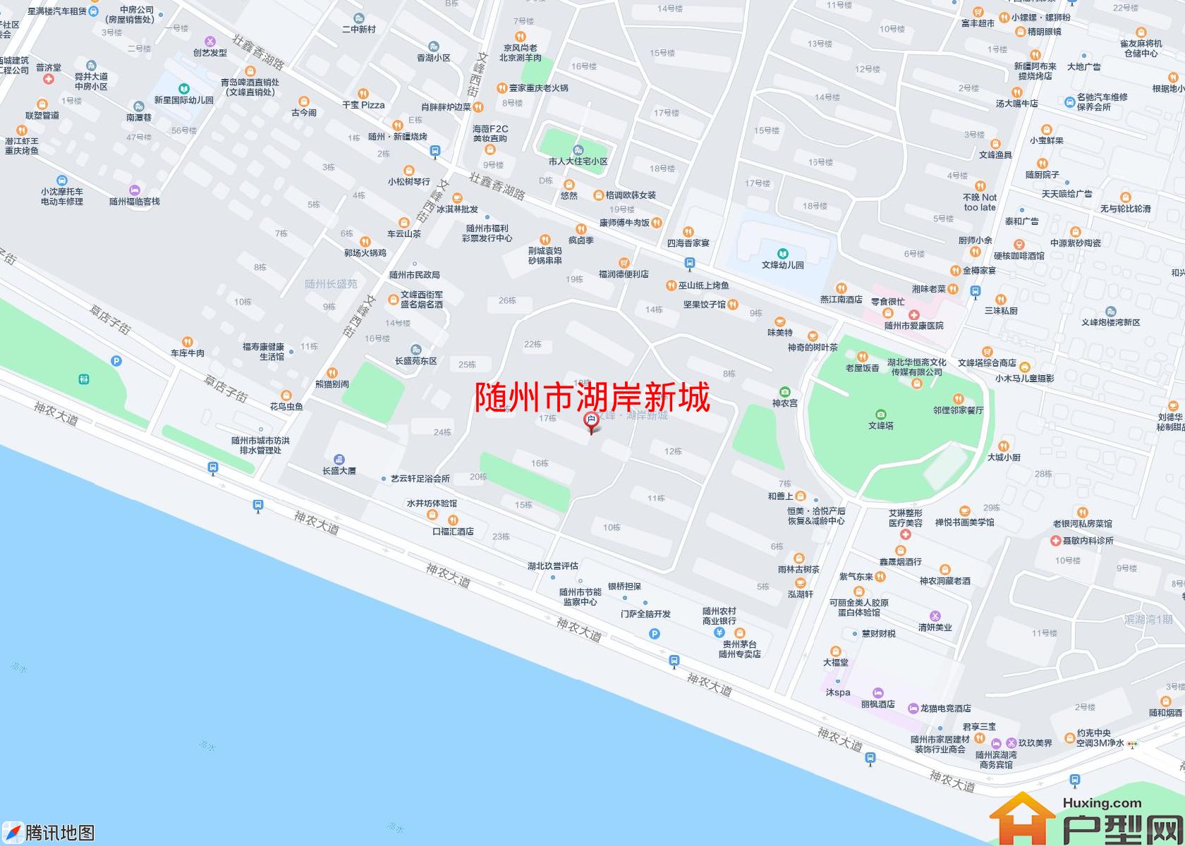 湖岸新城小区 - 户型网