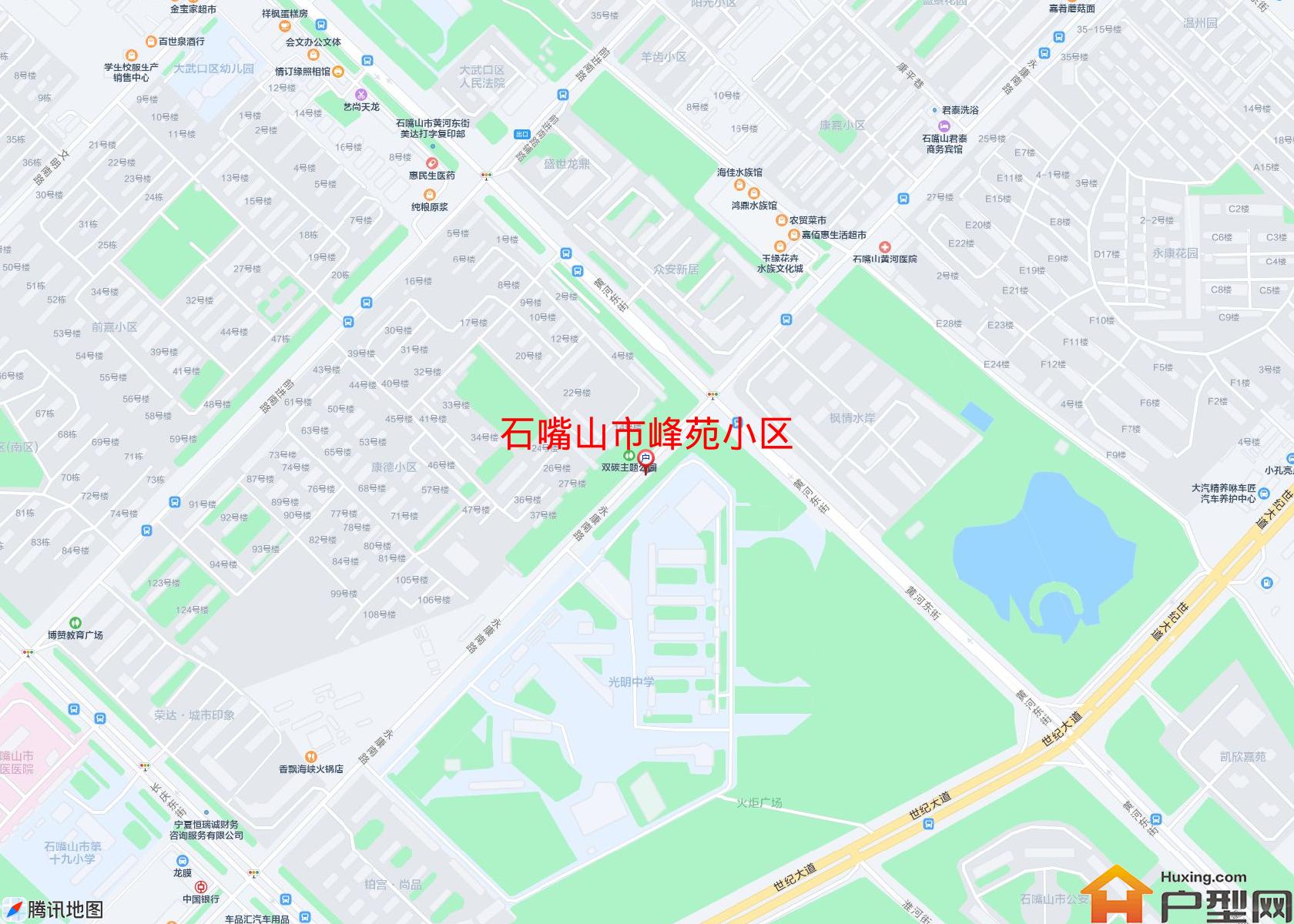 峰苑小区小区 - 户型网