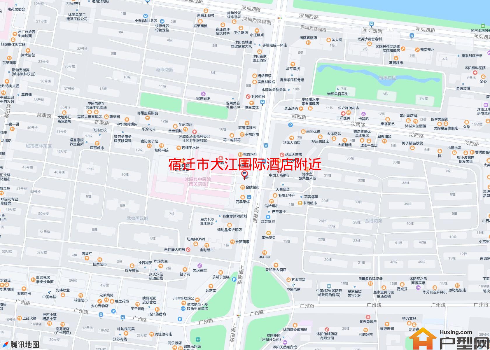 大江国际酒店附近小区 - 户型网