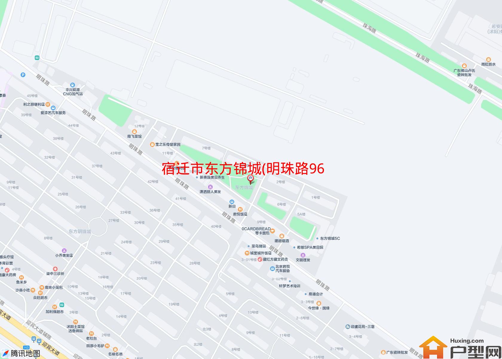 东方锦城(明珠路96号)小区 - 户型网