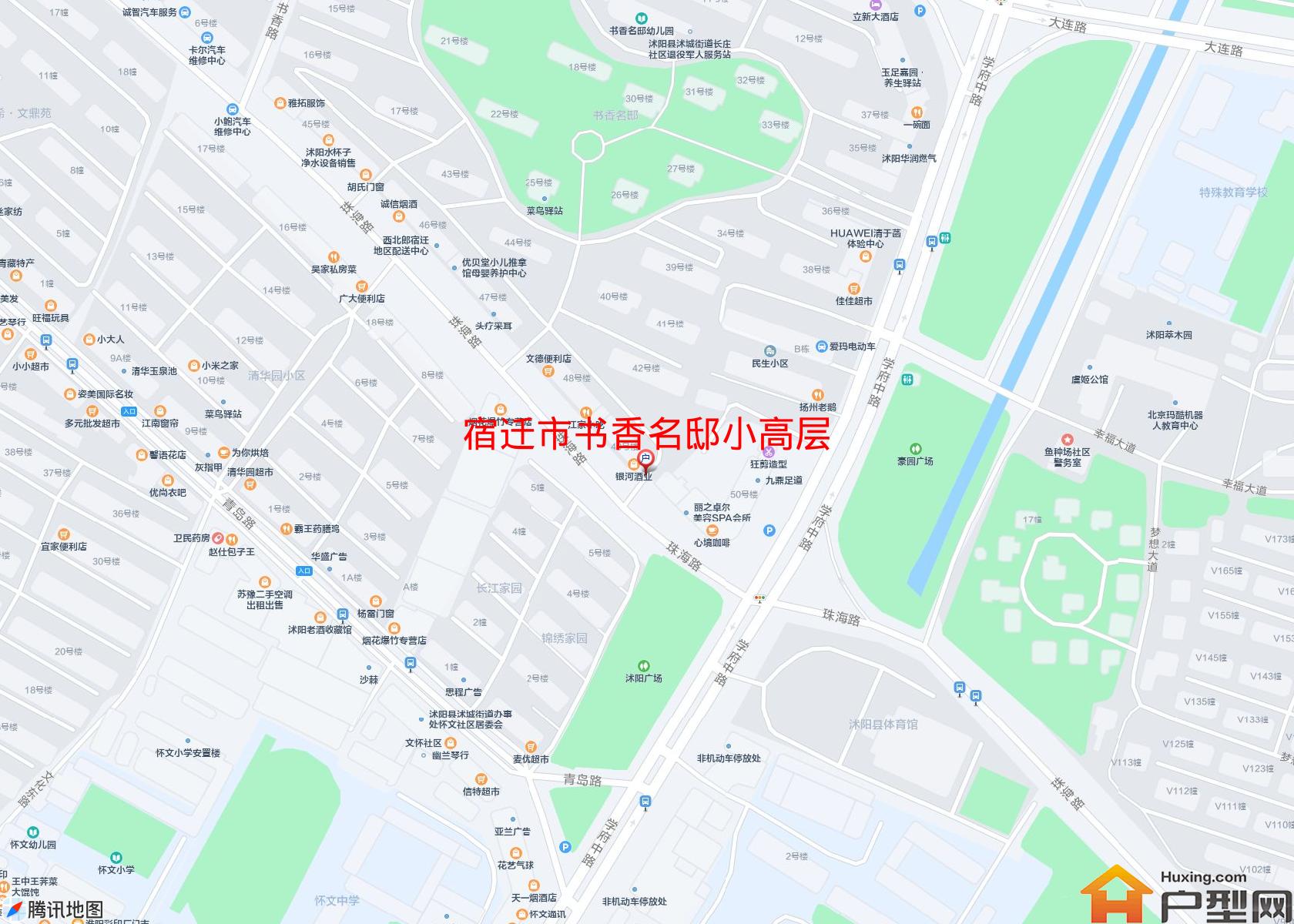 书香名邸小高层小区 - 户型网