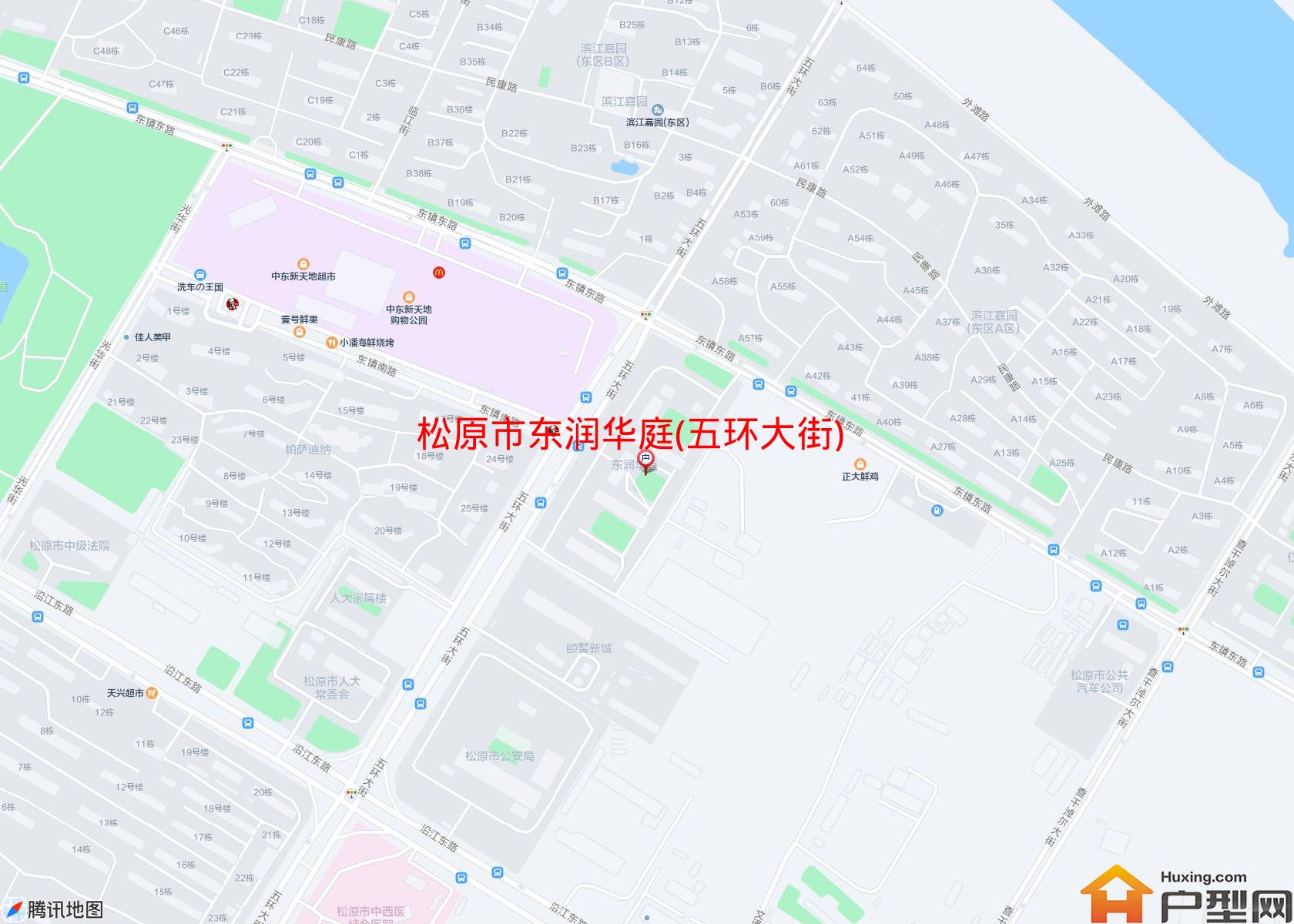东润华庭(五环大街)小区 - 户型网