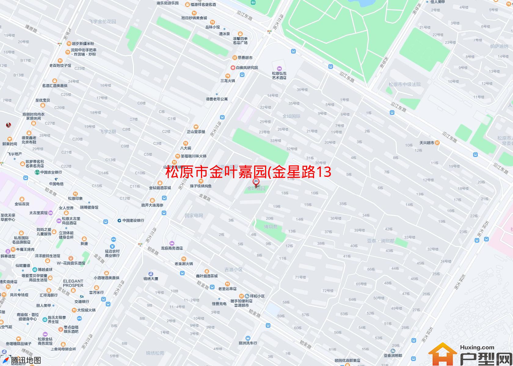 金叶嘉园(金星路135号)小区 - 户型网