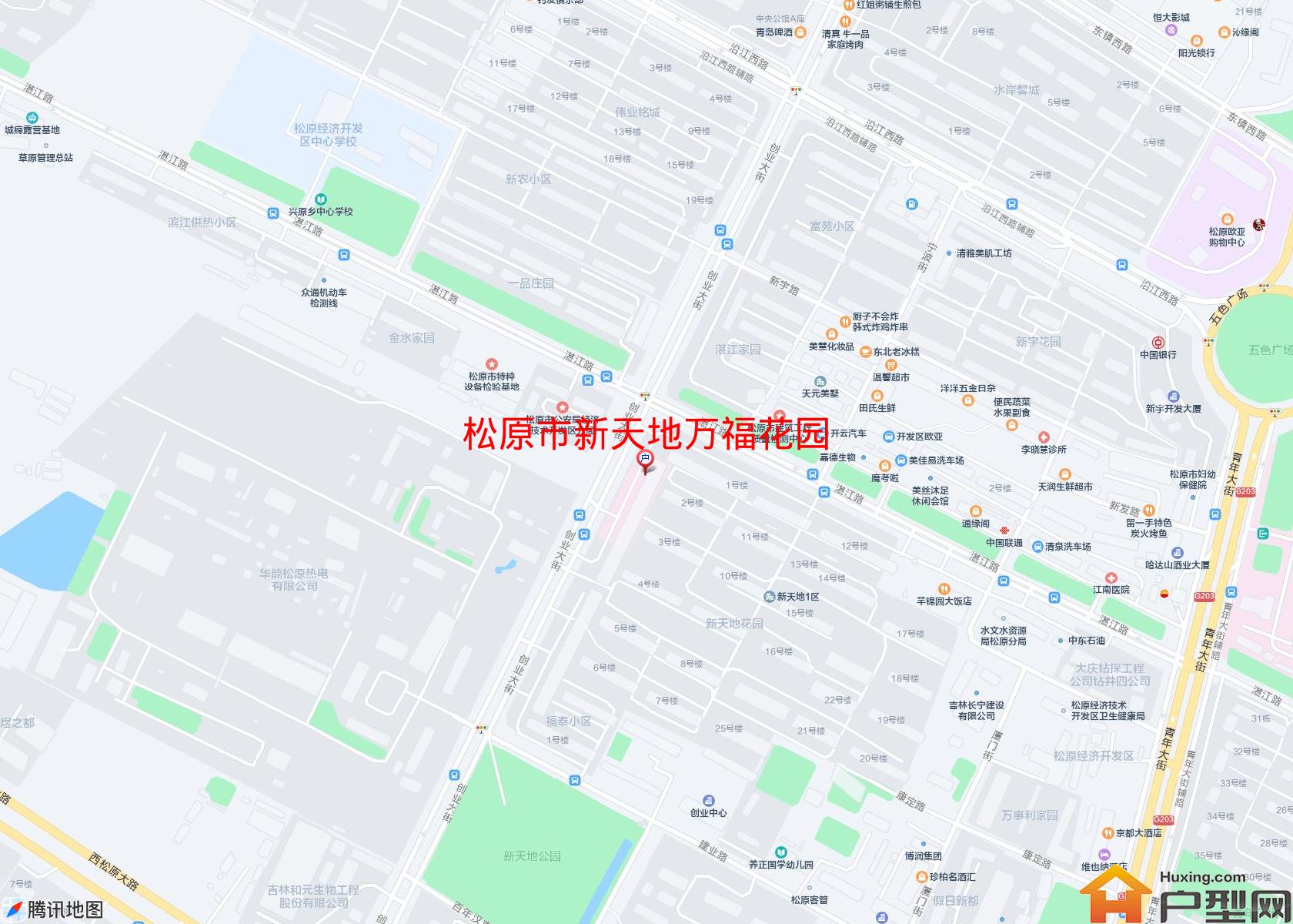新天地万福花园小区 - 户型网