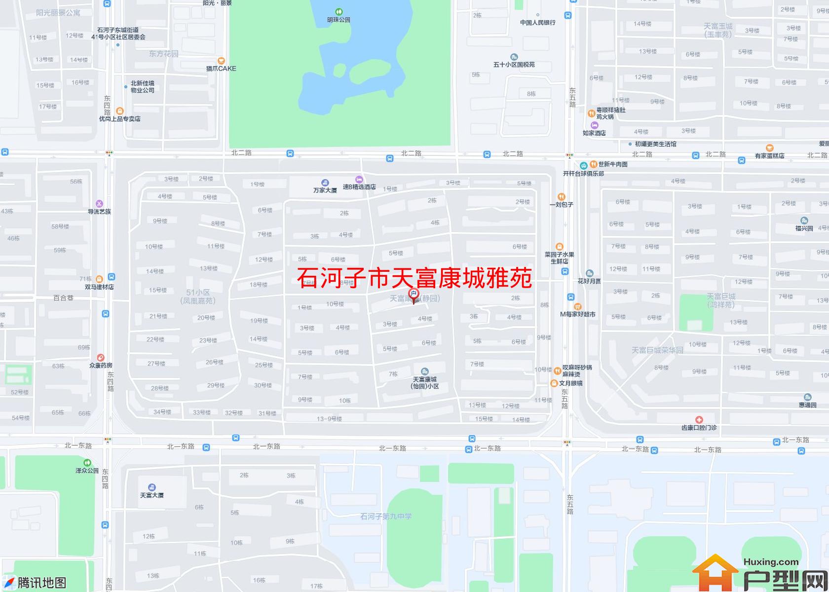 天富康城雅苑小区 - 户型网