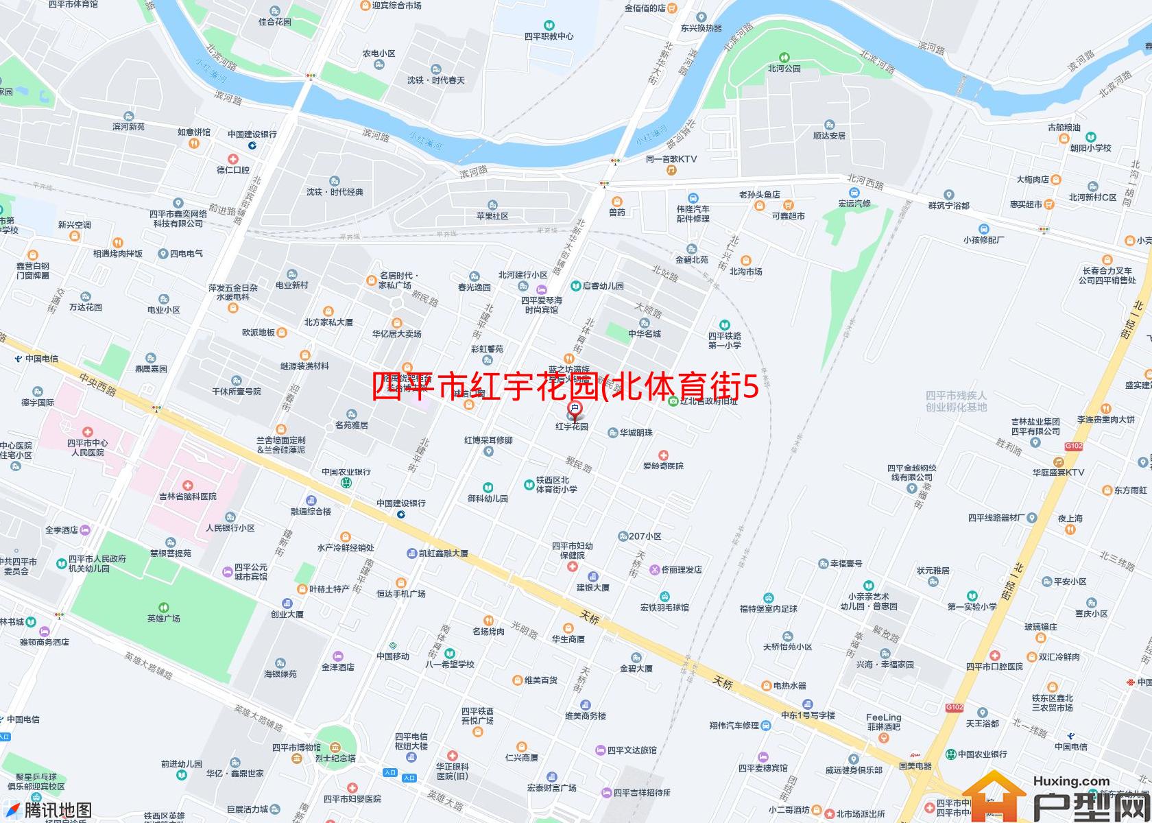 红宇花园(北体育街510号)小区 - 户型网