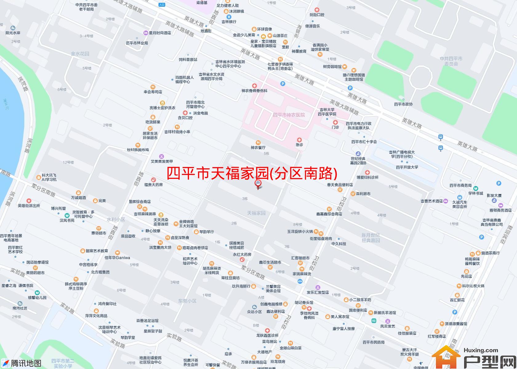 天福家园(分区南路)小区 - 户型网