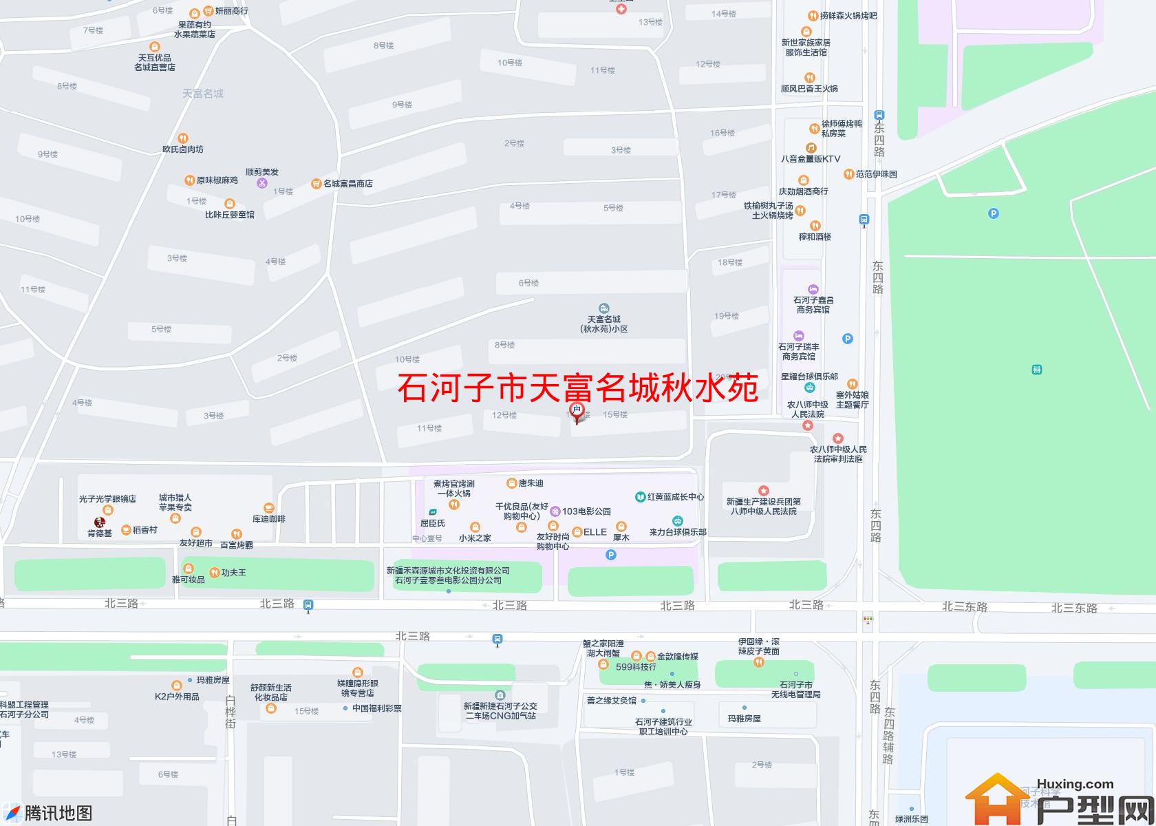 天富名城秋水苑小区 - 户型网