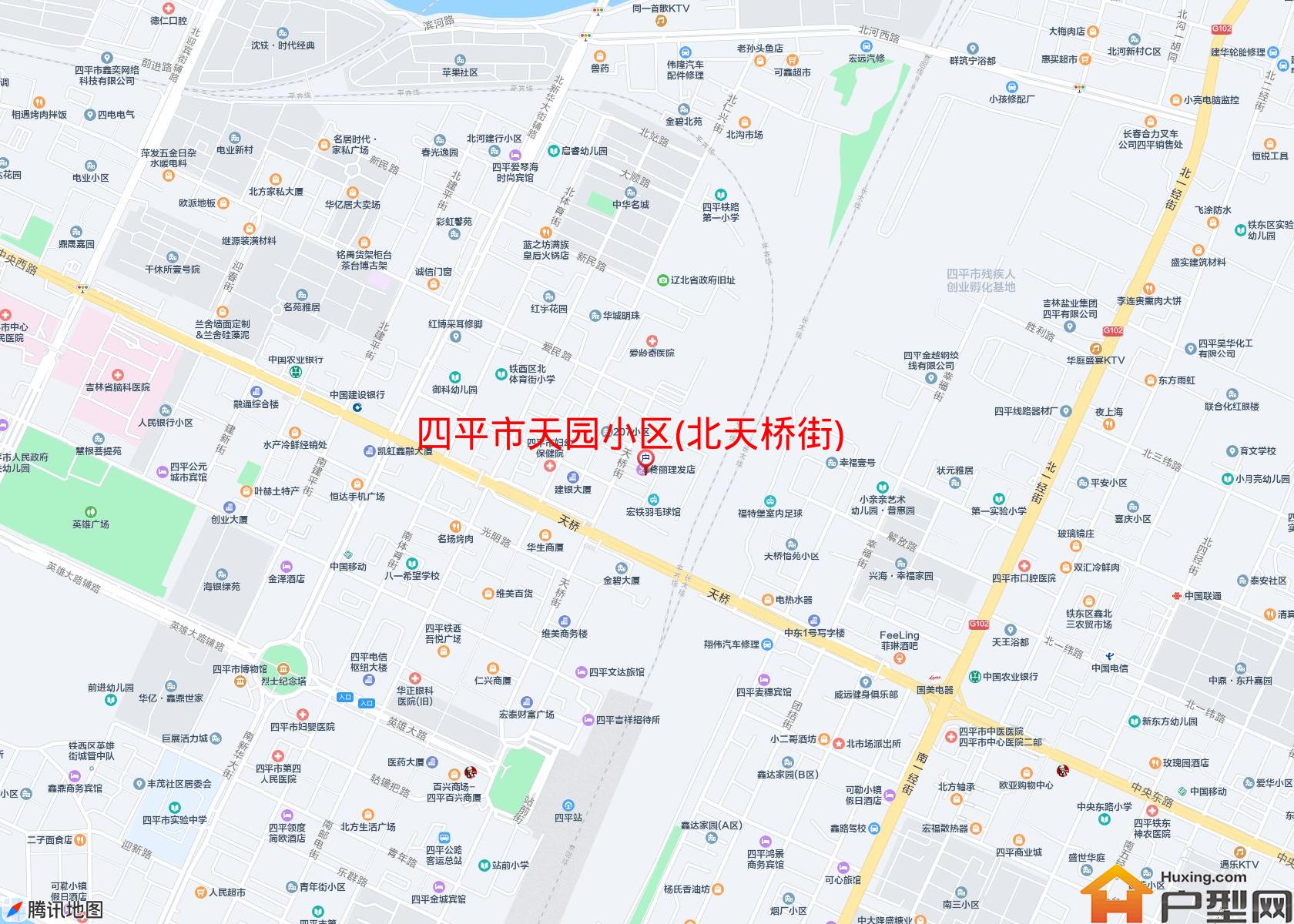天园小区(北天桥街)小区 - 户型网