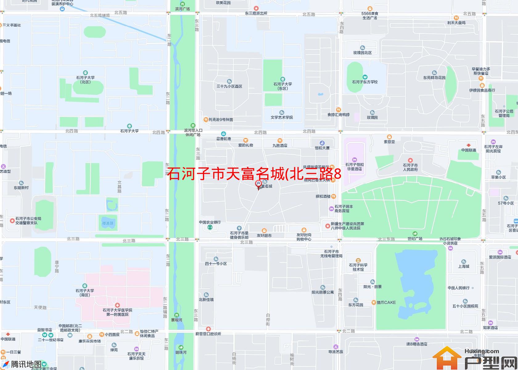 天富名城(北三路89号)小区 - 户型网