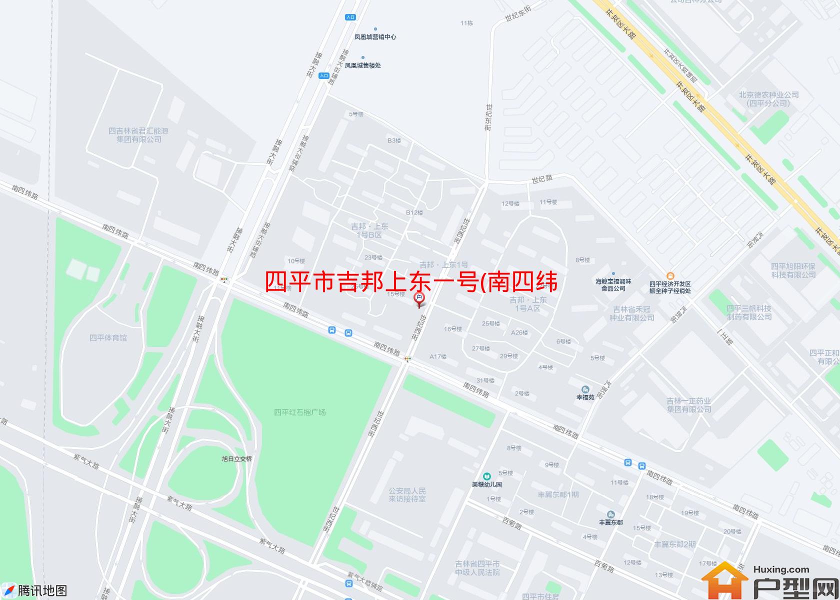 吉邦上东一号(南四纬路)小区 - 户型网