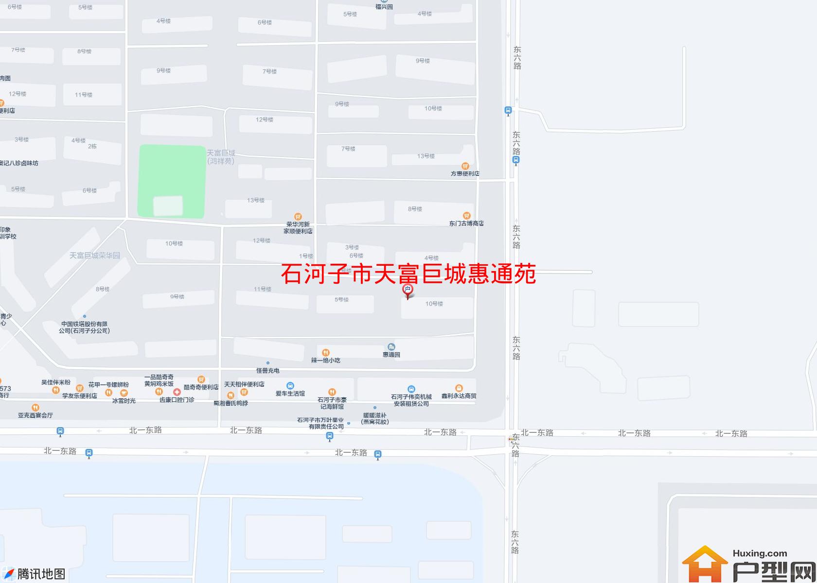 天富巨城惠通苑小区 - 户型网