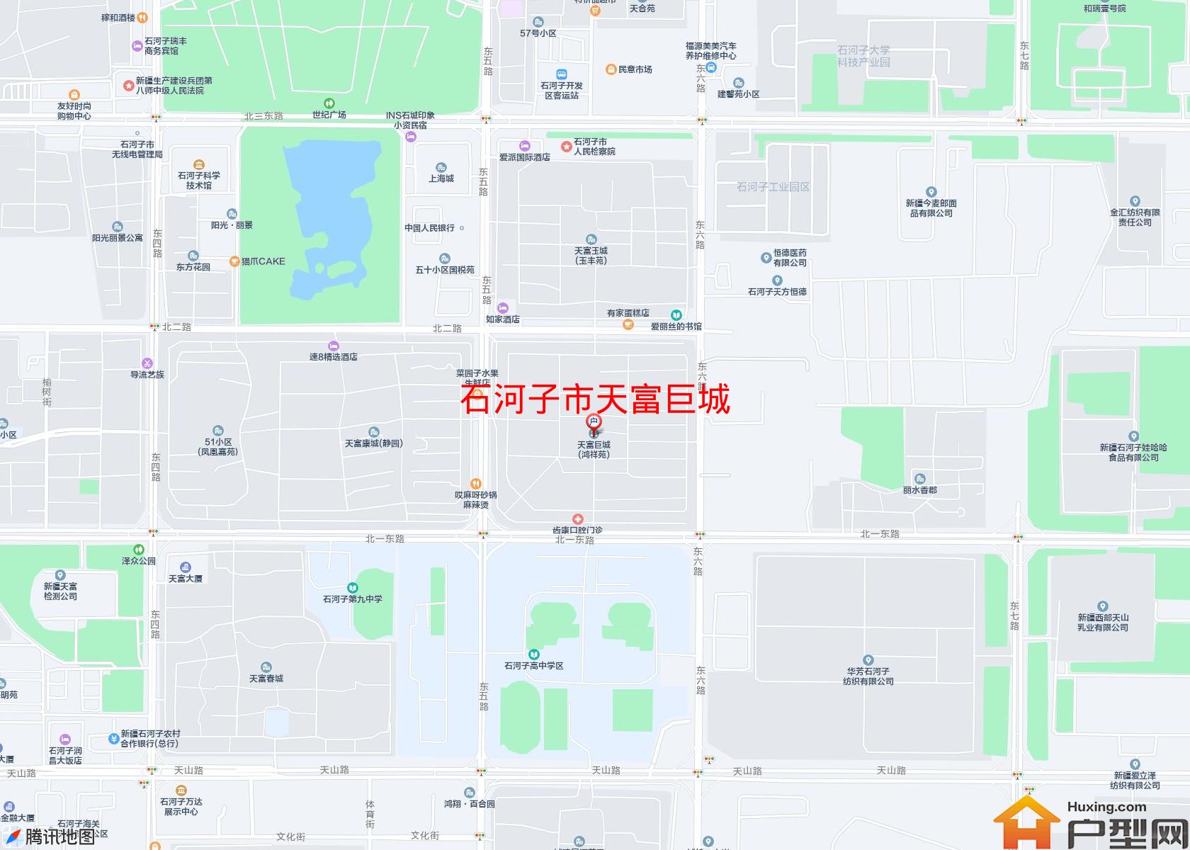 天富巨城小区 - 户型网