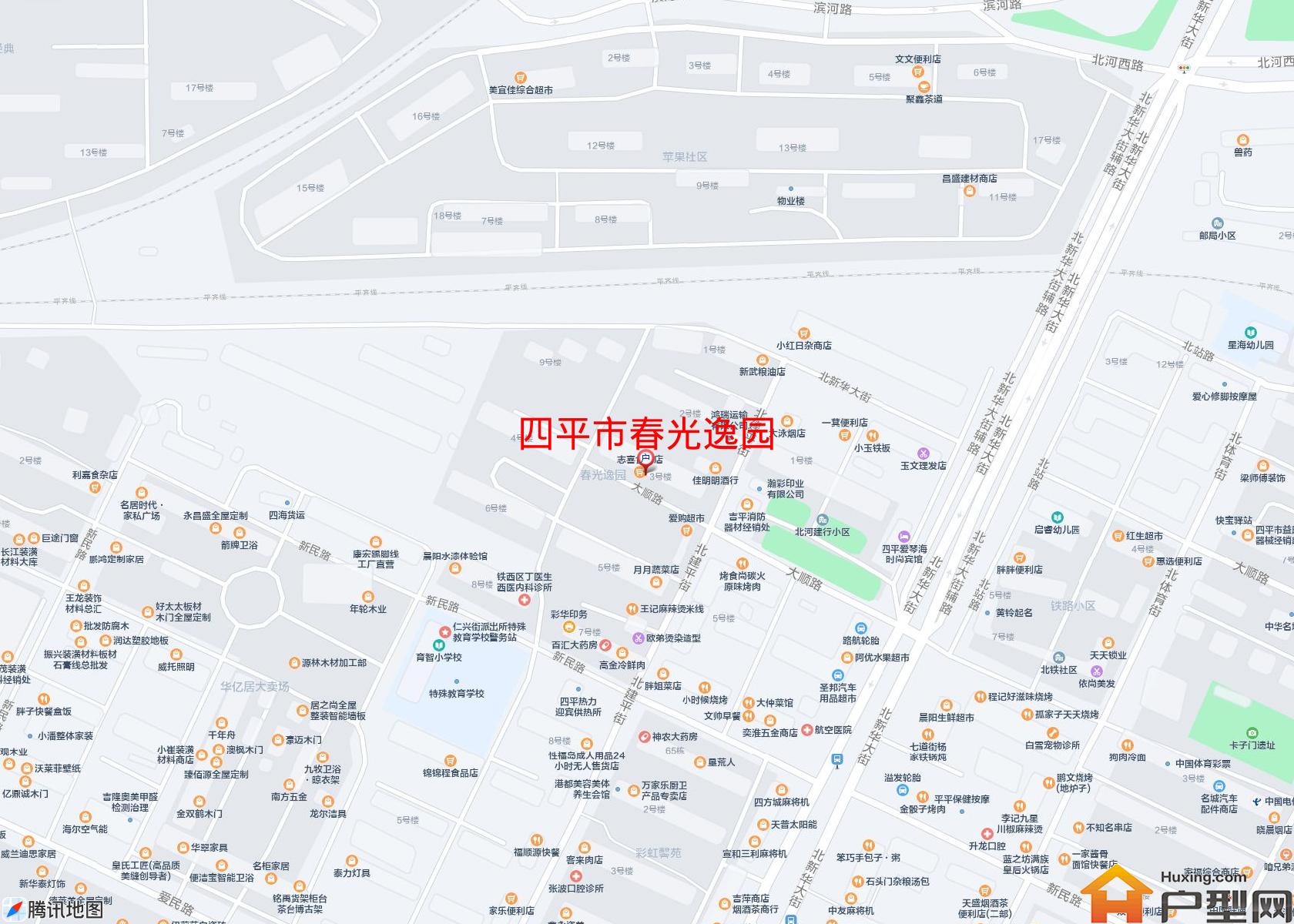 春光逸园小区 - 户型网