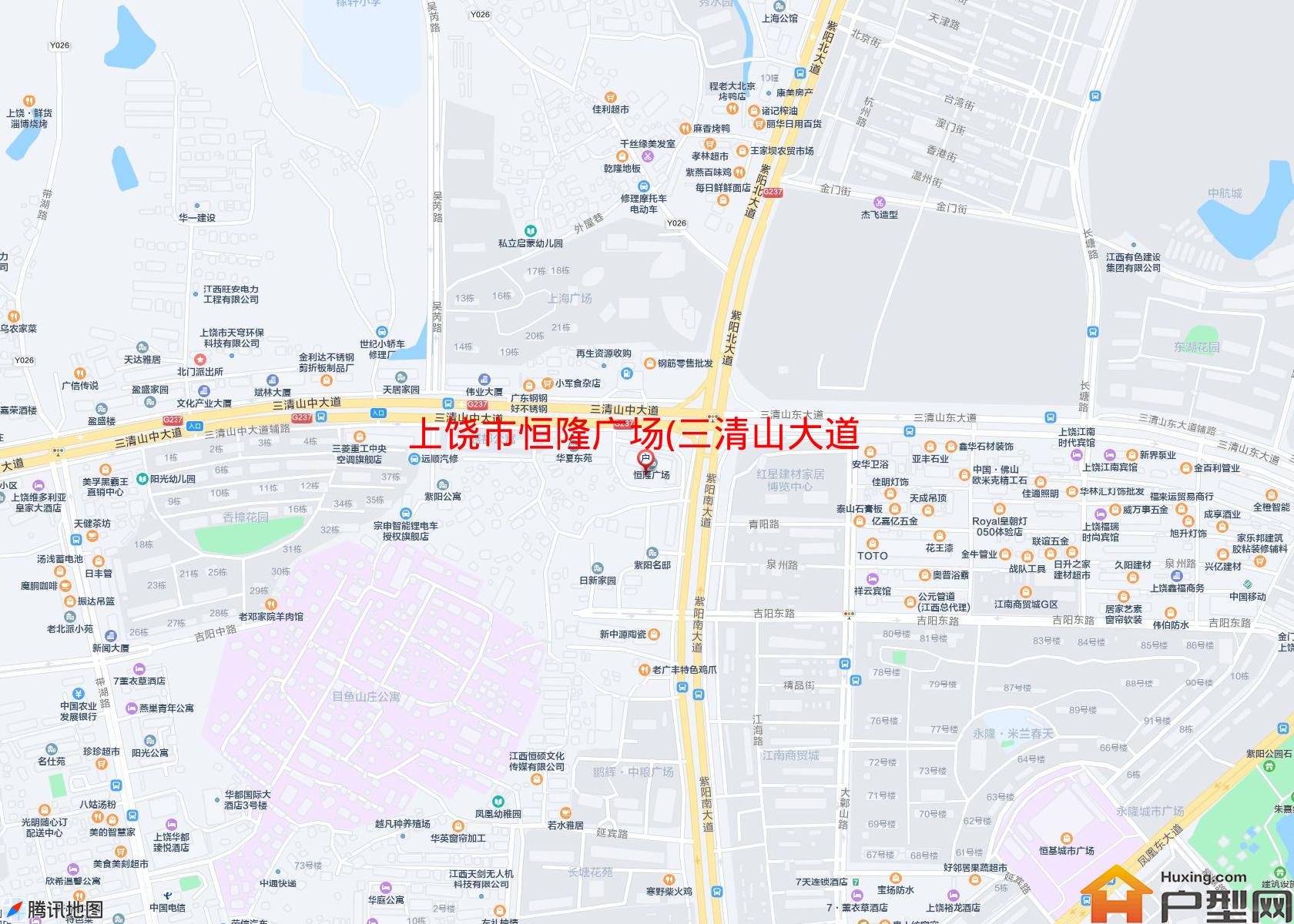 恒隆广场(三清山大道与紫阳大道交叉口)小区 - 户型网