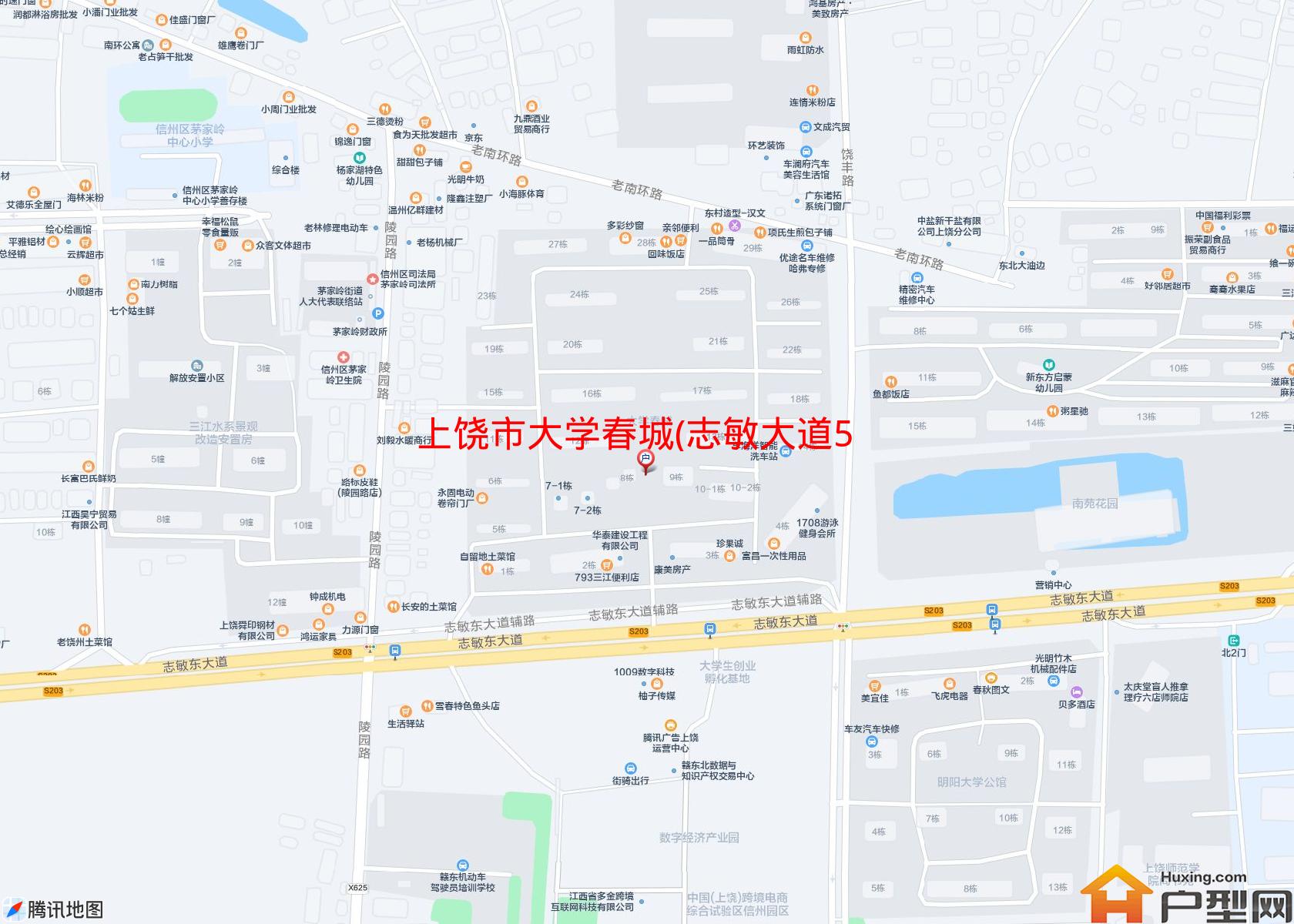 大学春城(志敏大道518号)小区 - 户型网