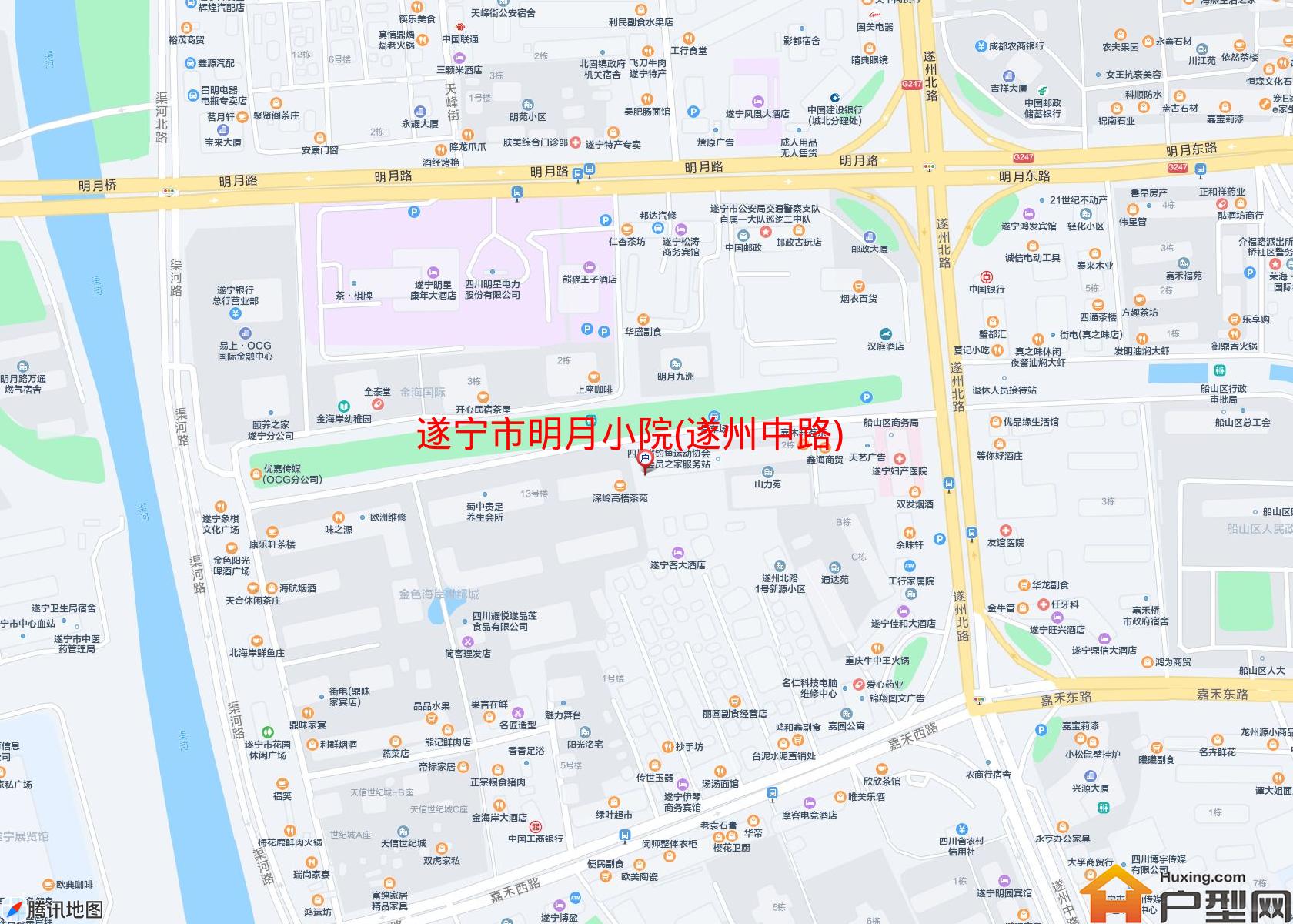 明月小院(遂州中路)小区 - 户型网