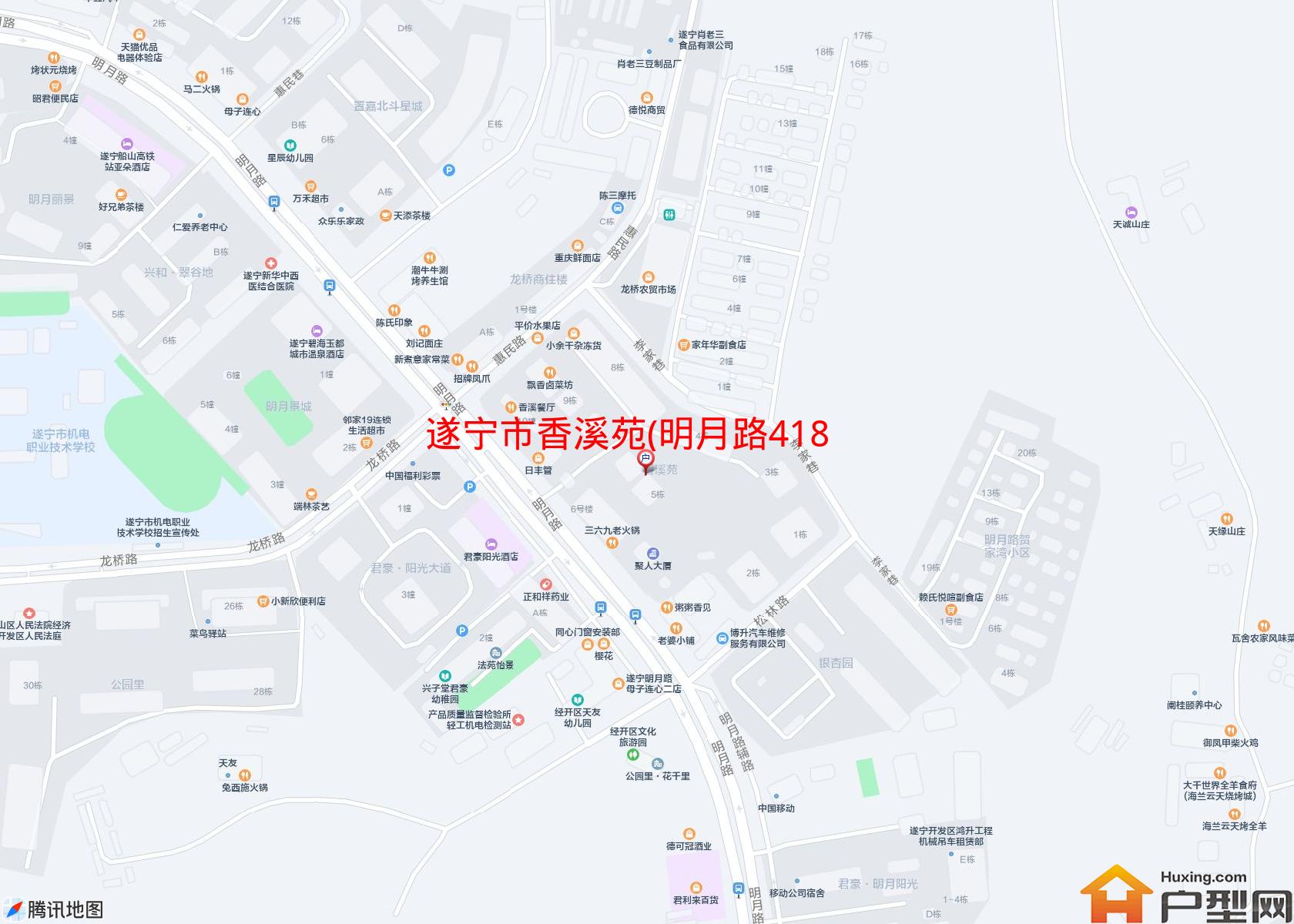 香溪苑(明月路418号)小区 - 户型网
