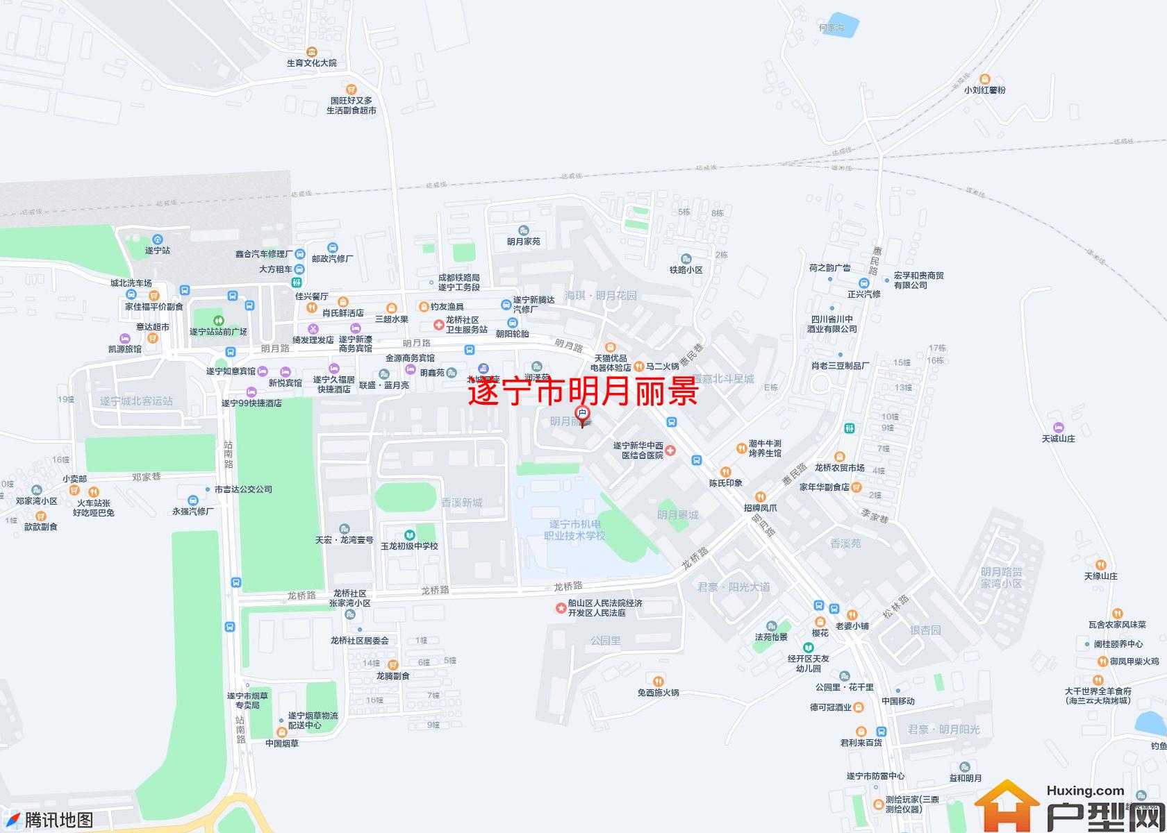 明月丽景小区 - 户型网