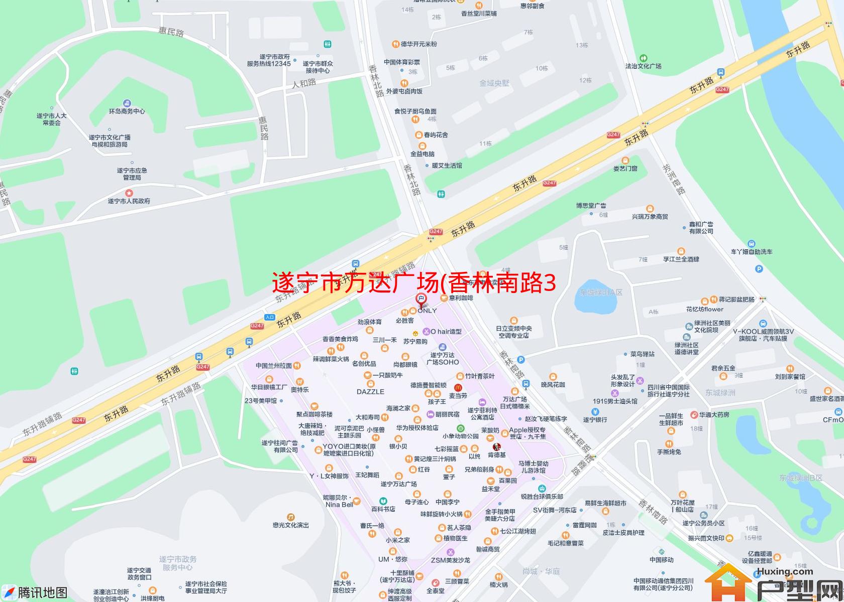 万达广场(香林南路300号)小区 - 户型网