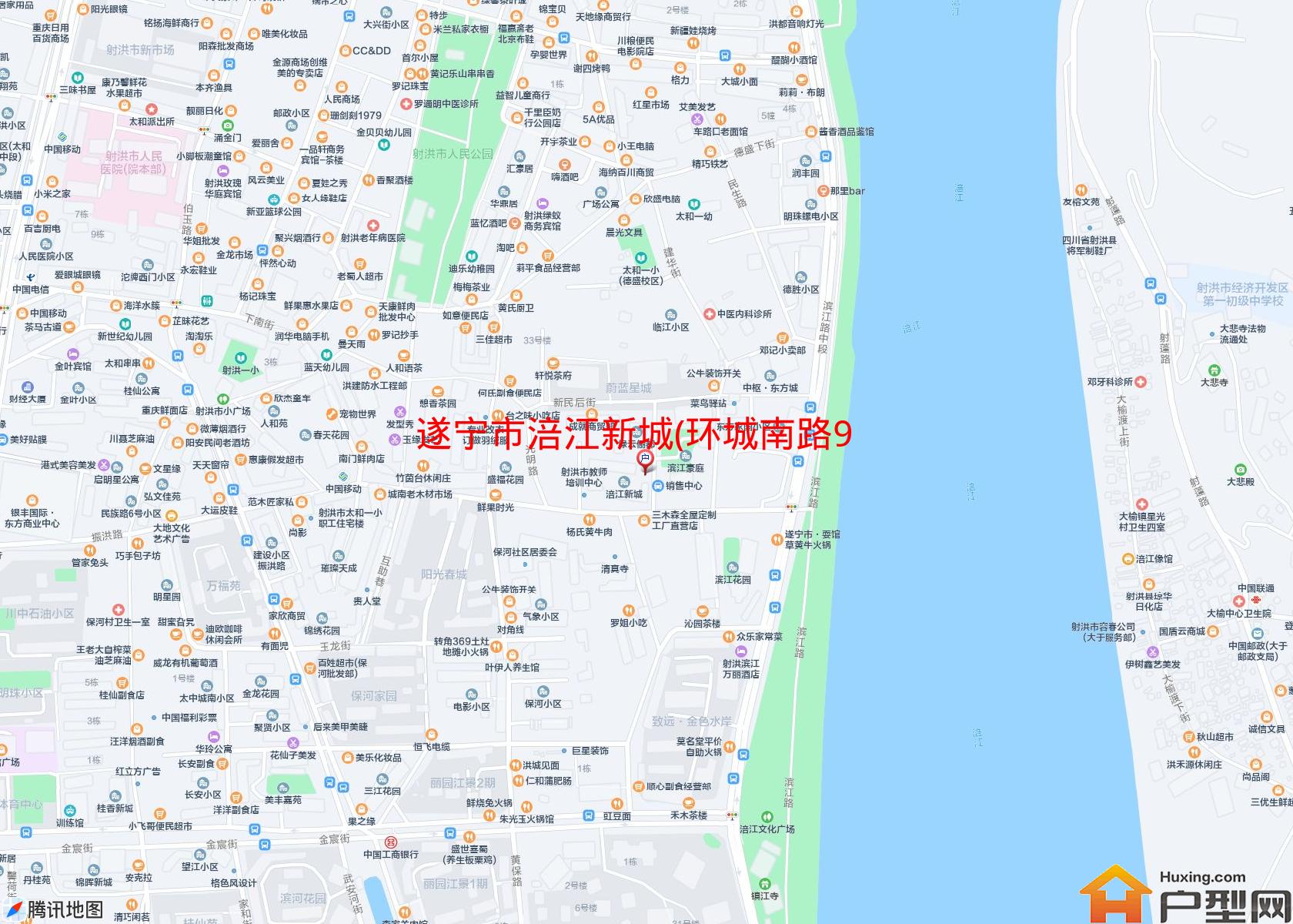 涪江新城(环城南路91号)小区 - 户型网