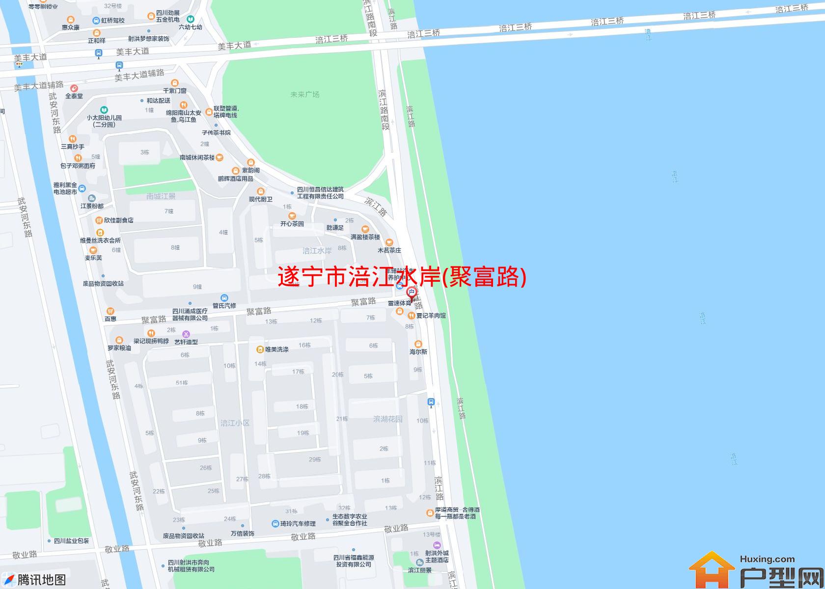 涪江水岸(聚富路)小区 - 户型网