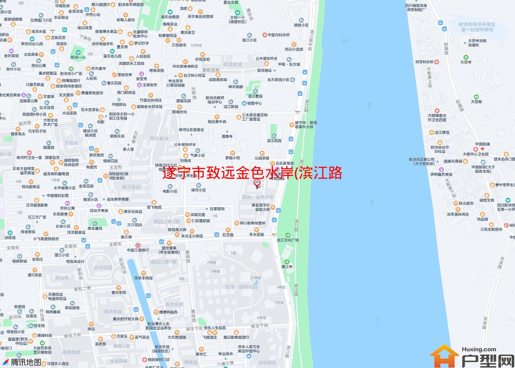 致远金色水岸(滨江路中段508号)小区 - 户型网