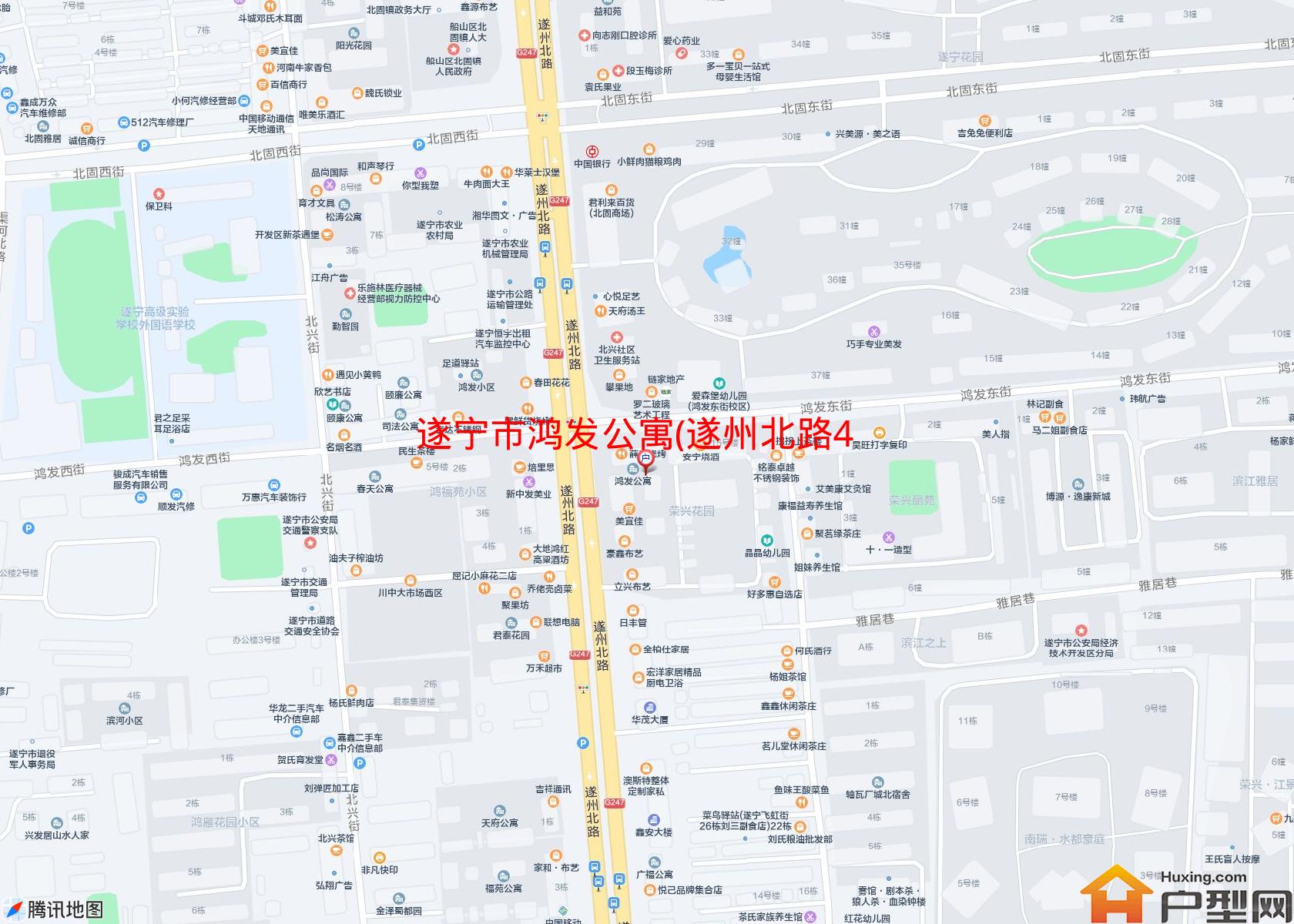 鸿发公寓(遂州北路468号)小区 - 户型网