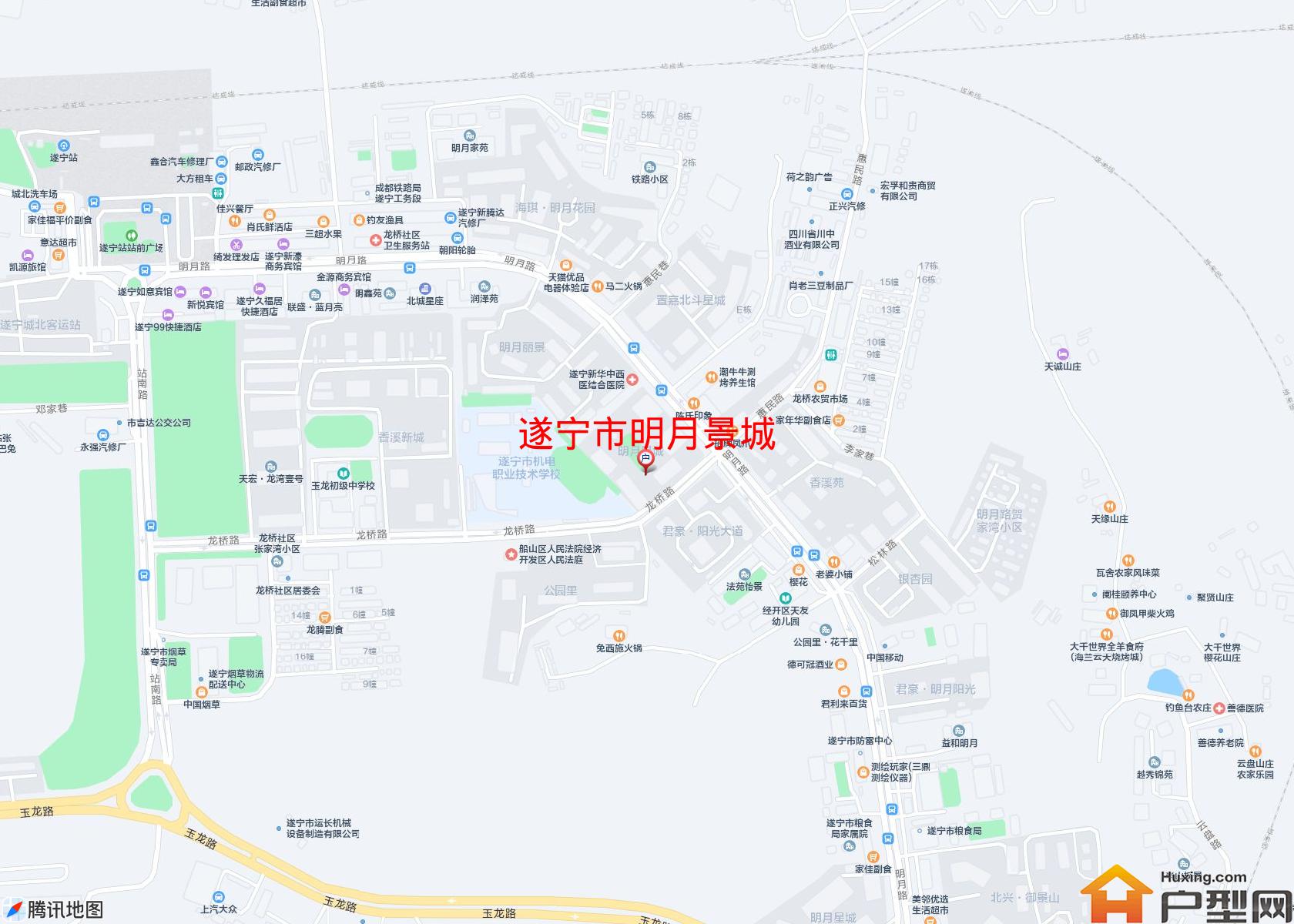 明月景城小区 - 户型网