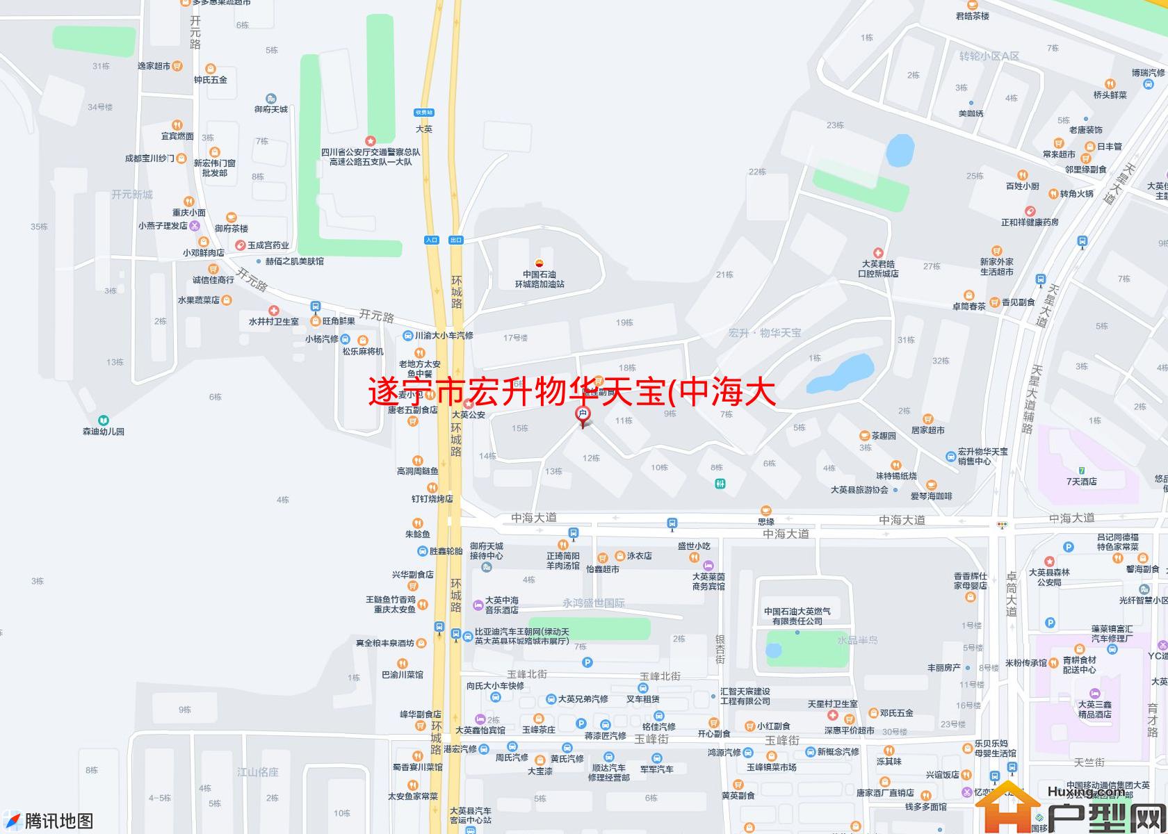 宏升物华天宝(中海大道1号)小区 - 户型网