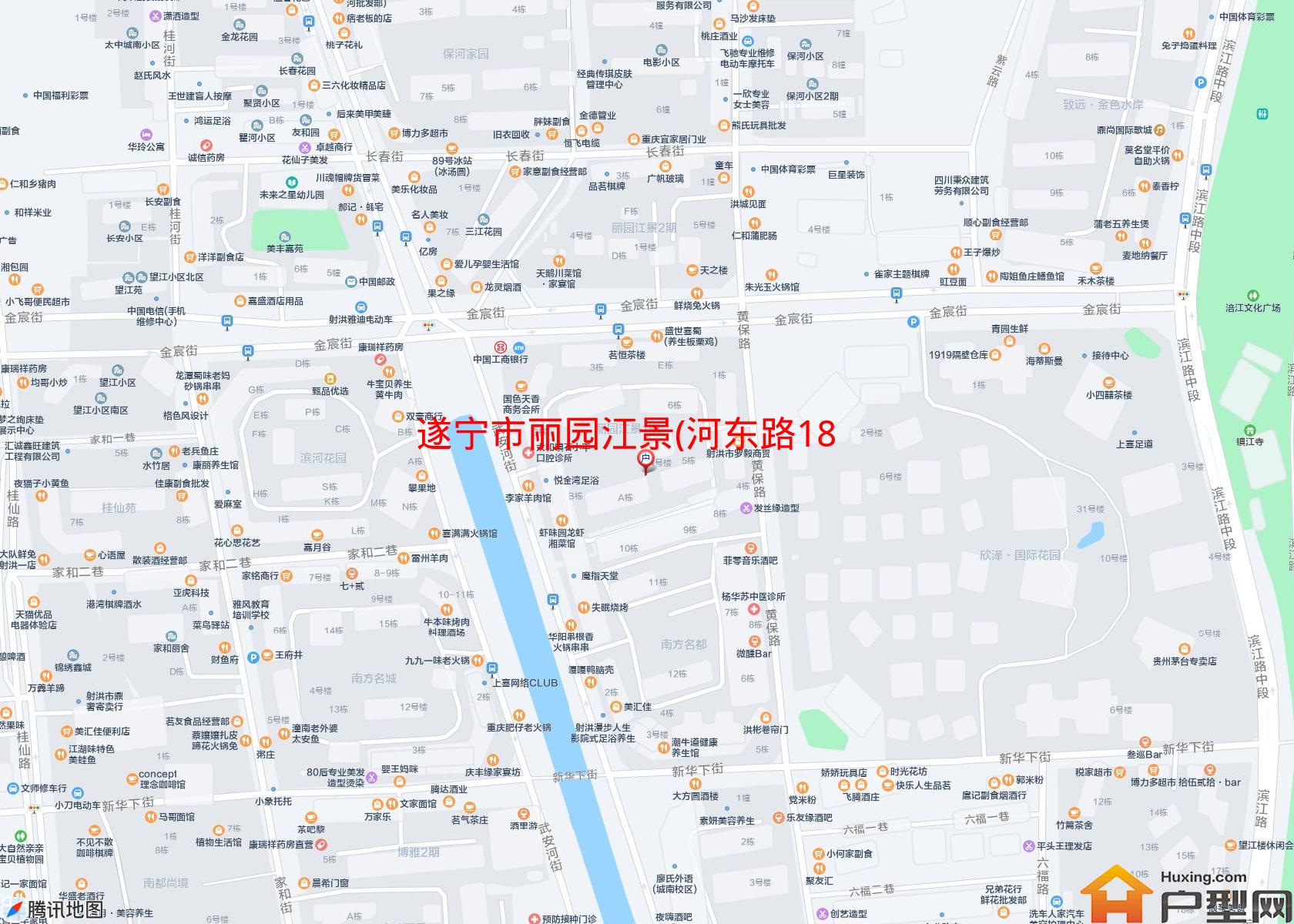 丽园江景(河东路18号)小区 - 户型网