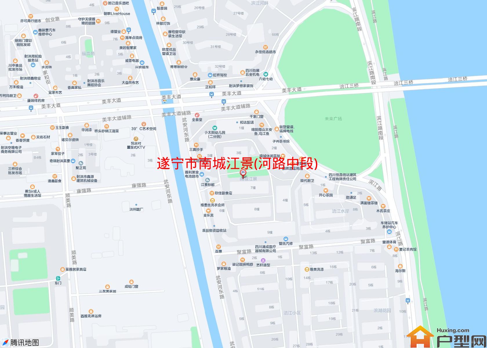 南城江景(河路中段)小区 - 户型网