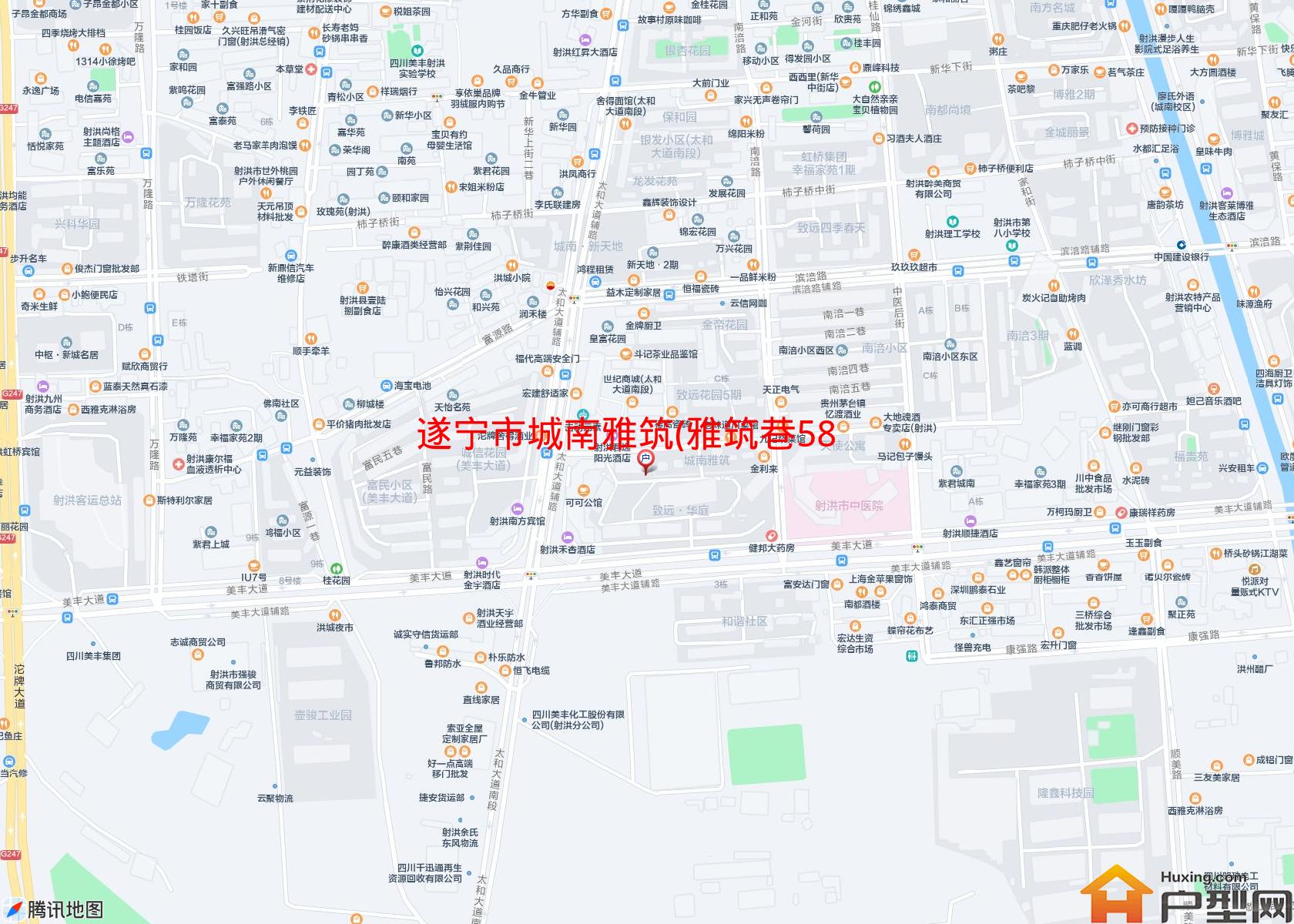 城南雅筑(雅筑巷58号)小区 - 户型网