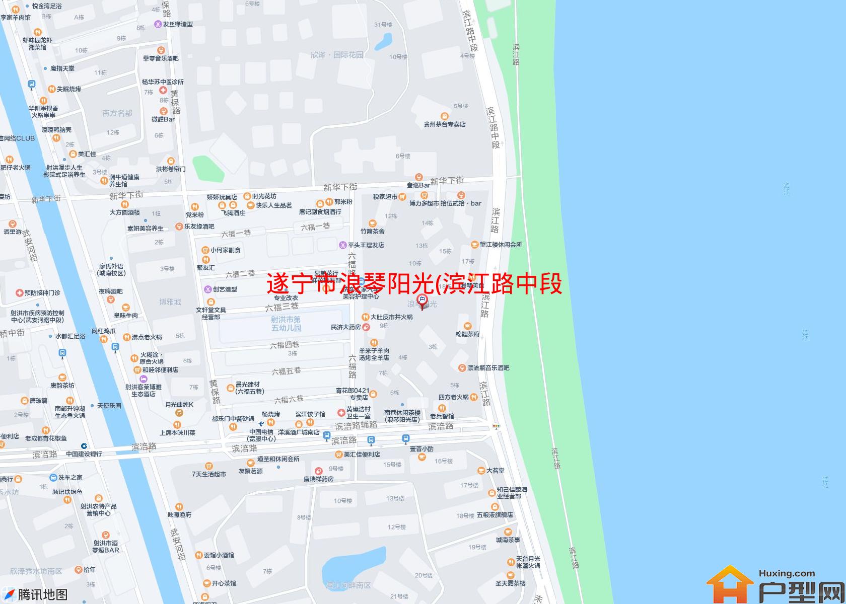 浪琴阳光(滨江路中段572号)小区 - 户型网