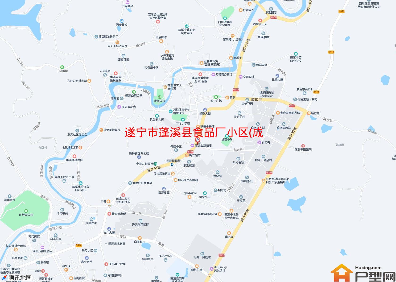 蓬溪县食品厂小区(成龙街)小区 - 户型网