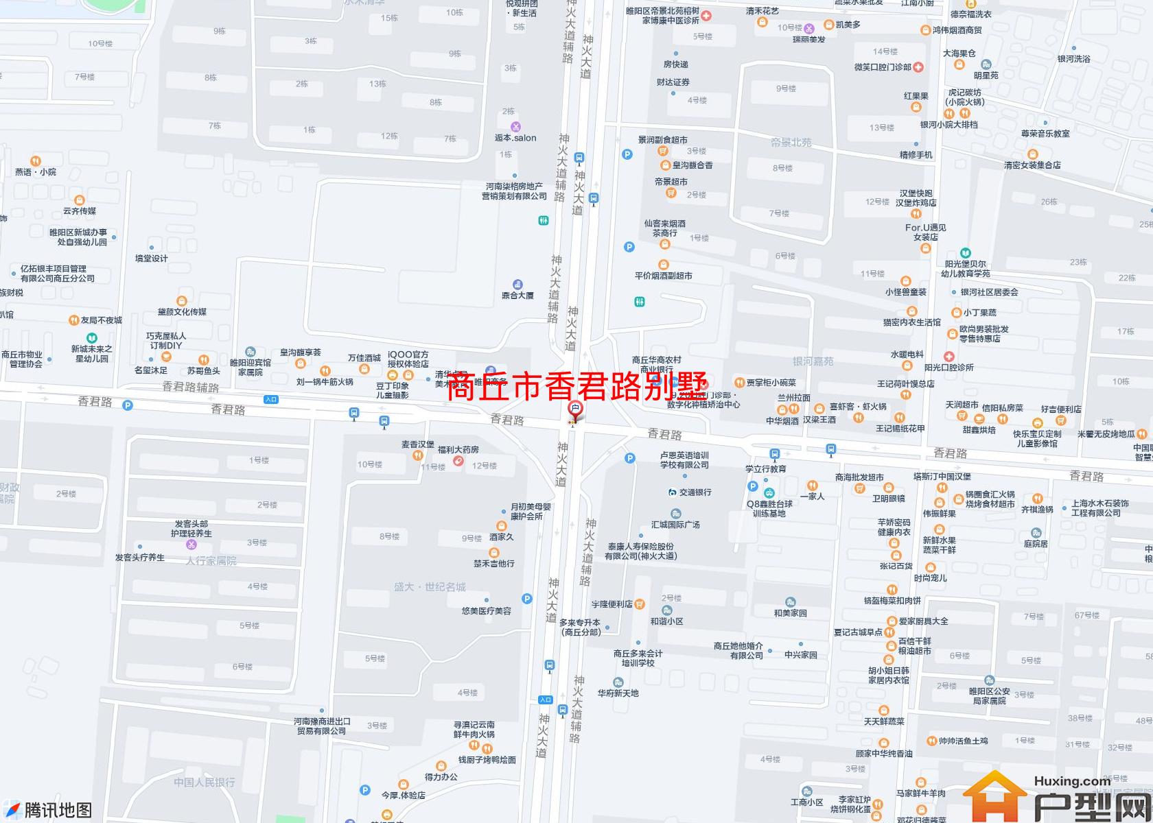 香君路别墅小区 - 户型网