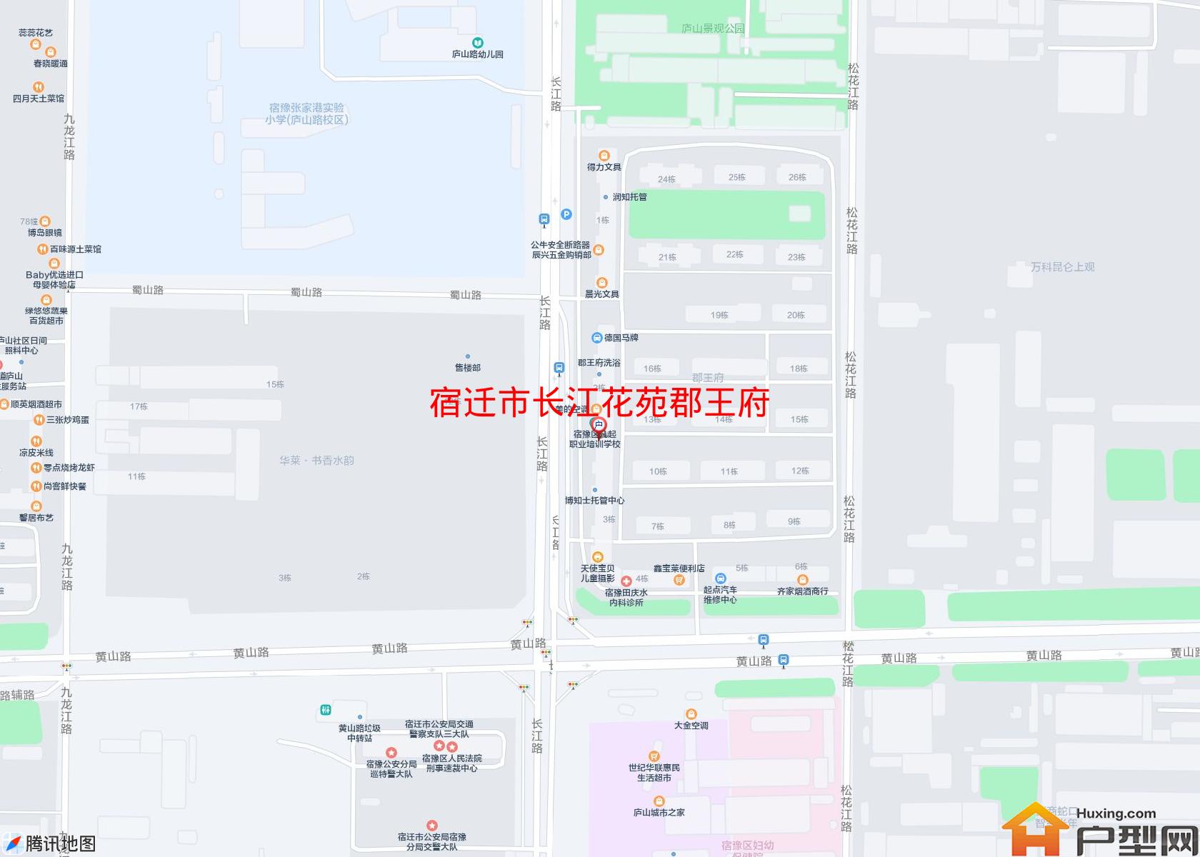 长江花苑郡王府小区 - 户型网