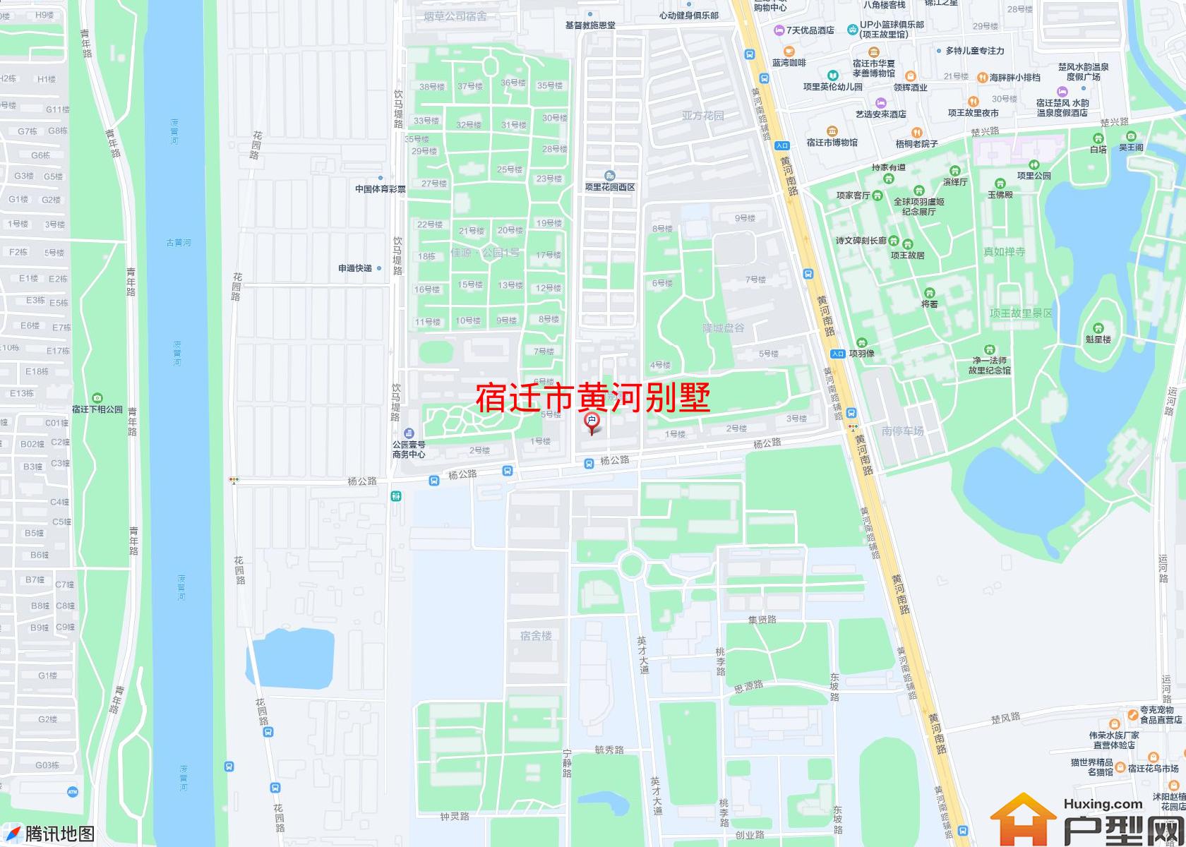 黄河别墅小区 - 户型网