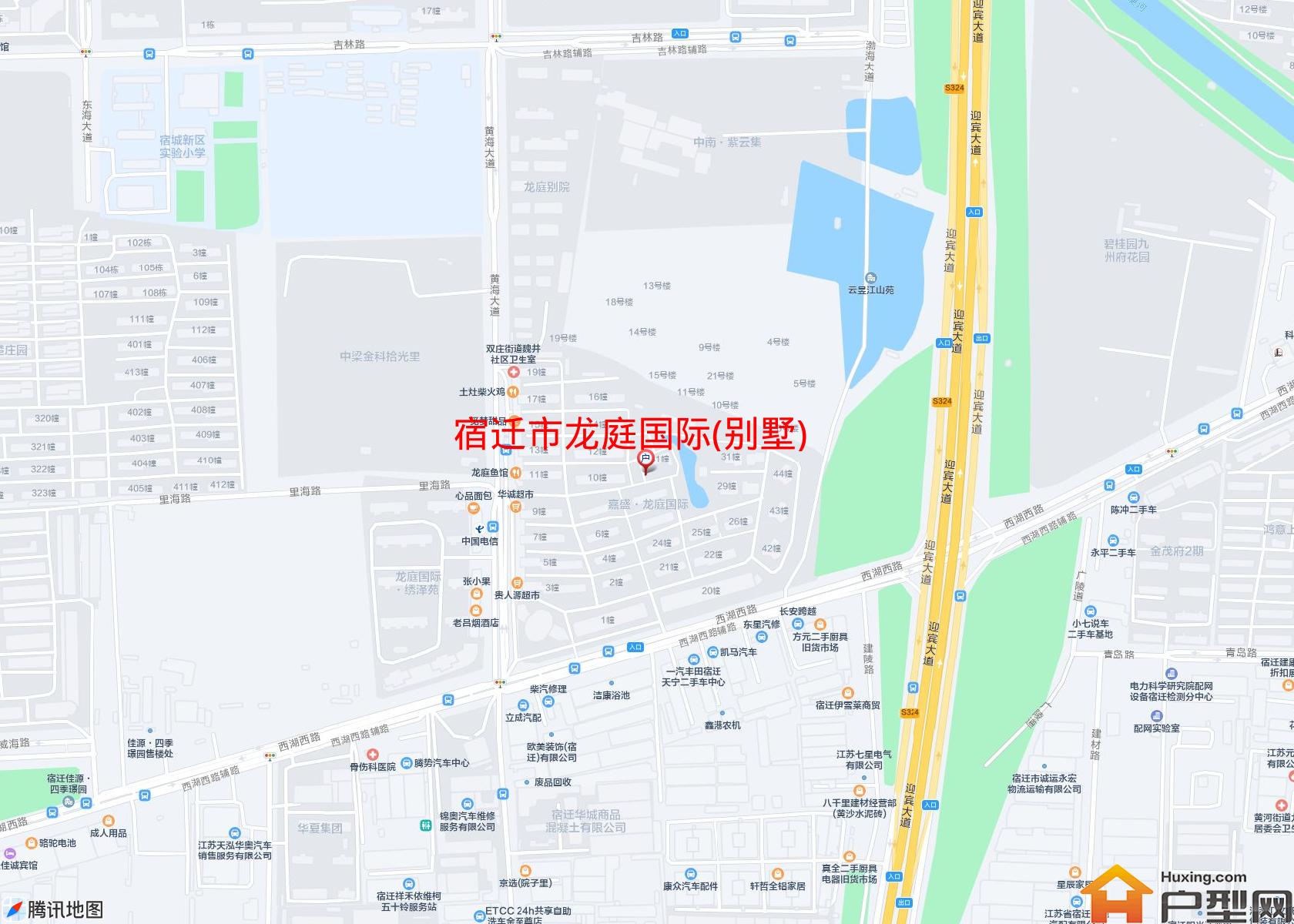 龙庭国际(别墅)小区 - 户型网