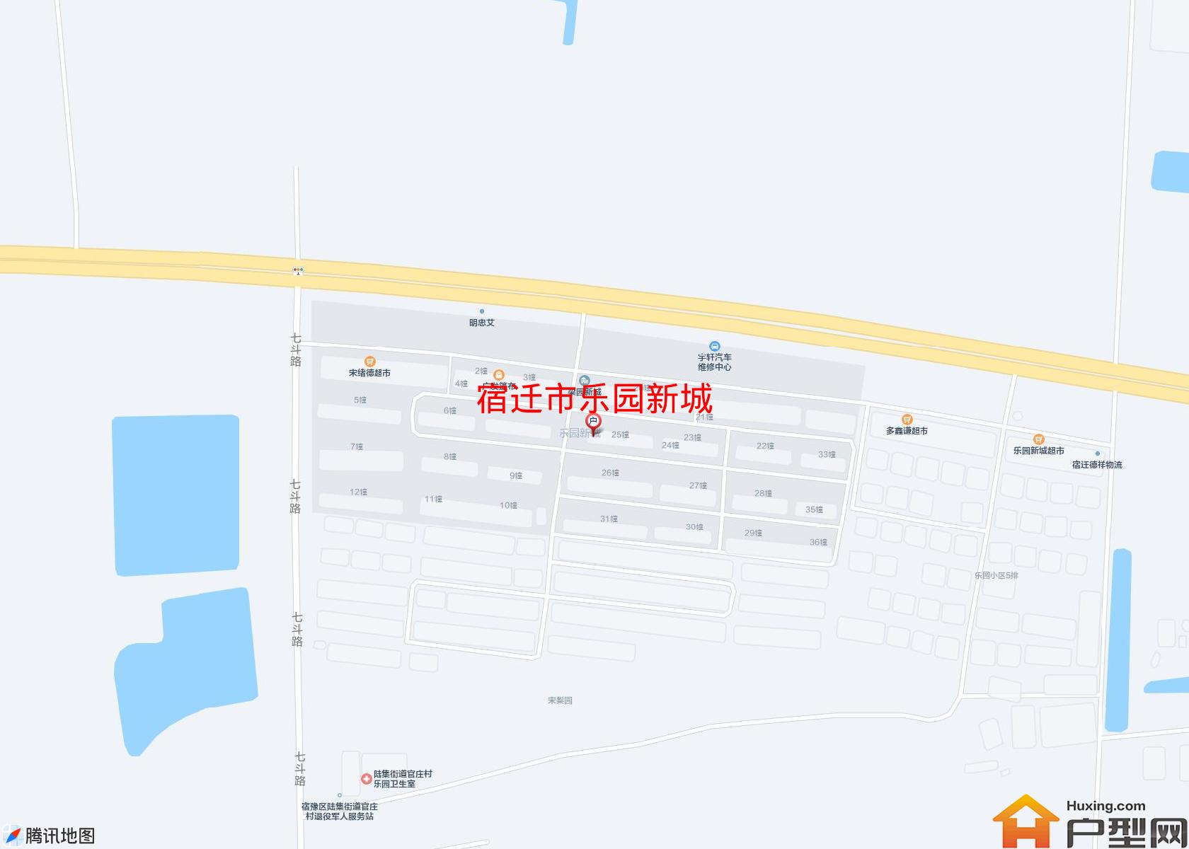 乐园新城小区 - 户型网