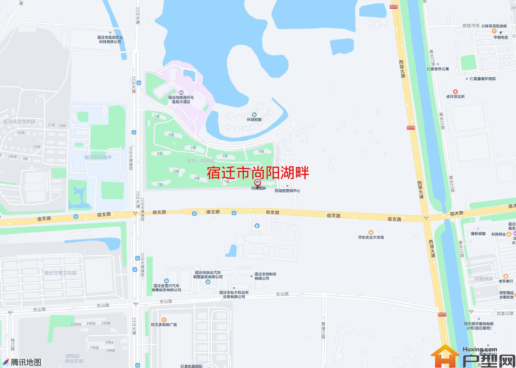 尚阳湖畔小区 - 户型网