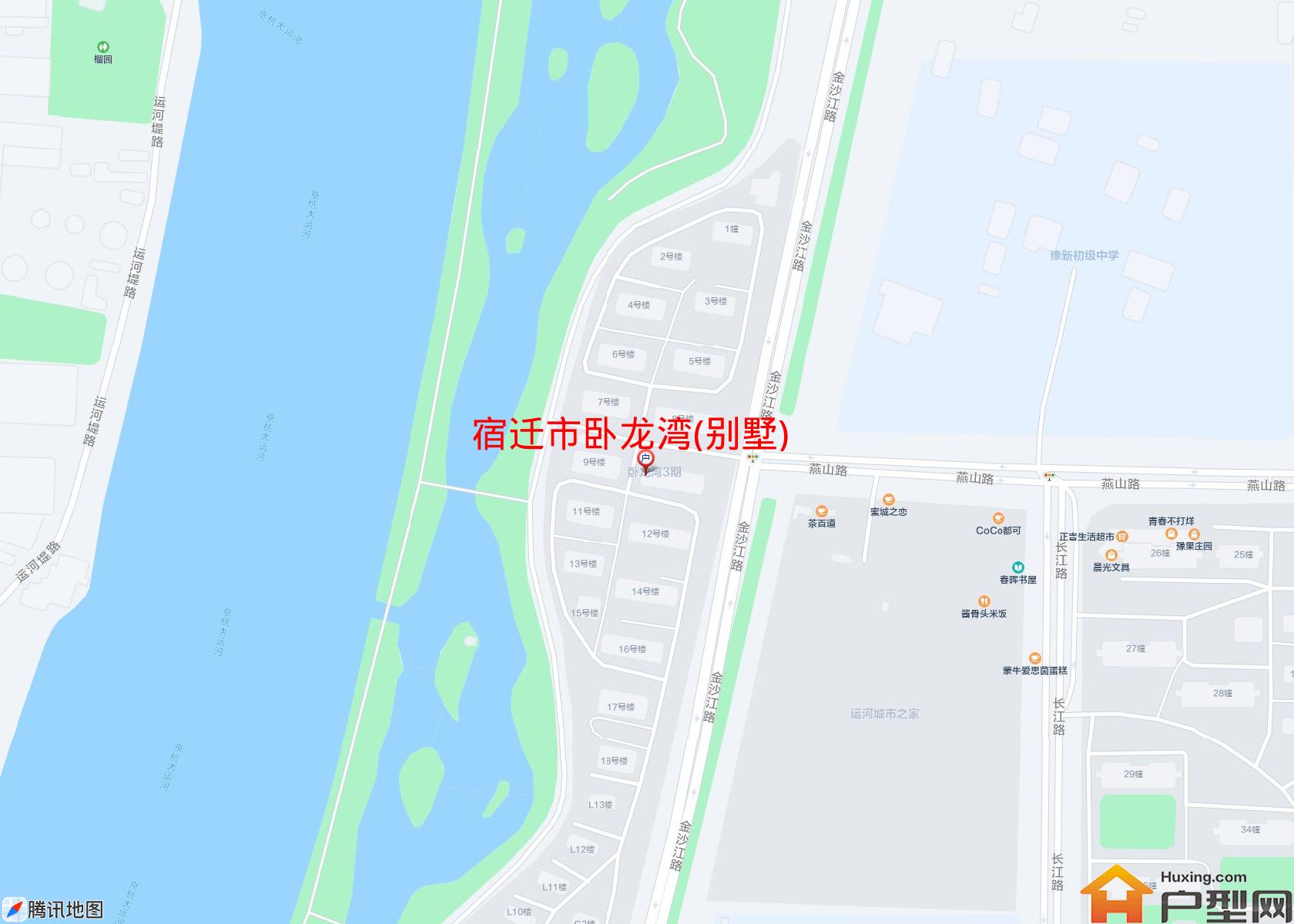 卧龙湾(别墅)小区 - 户型网