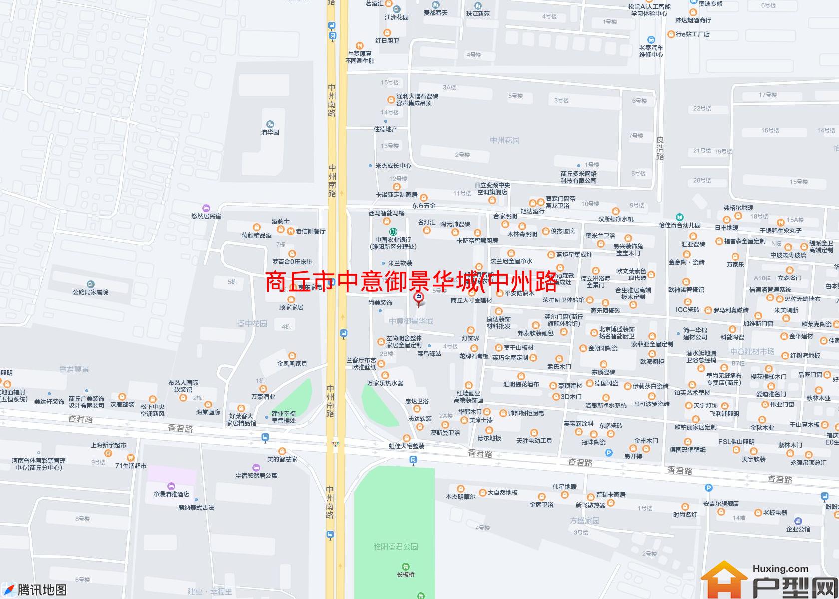 中意御景华城(中州路)小区 - 户型网