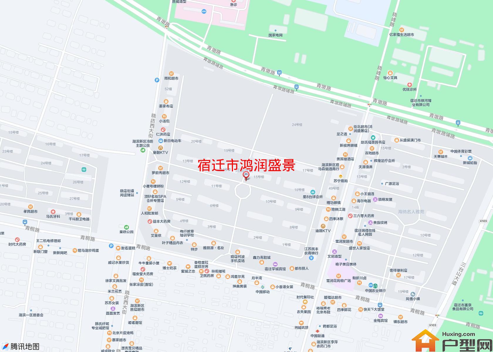 鸿润盛景小区 - 户型网