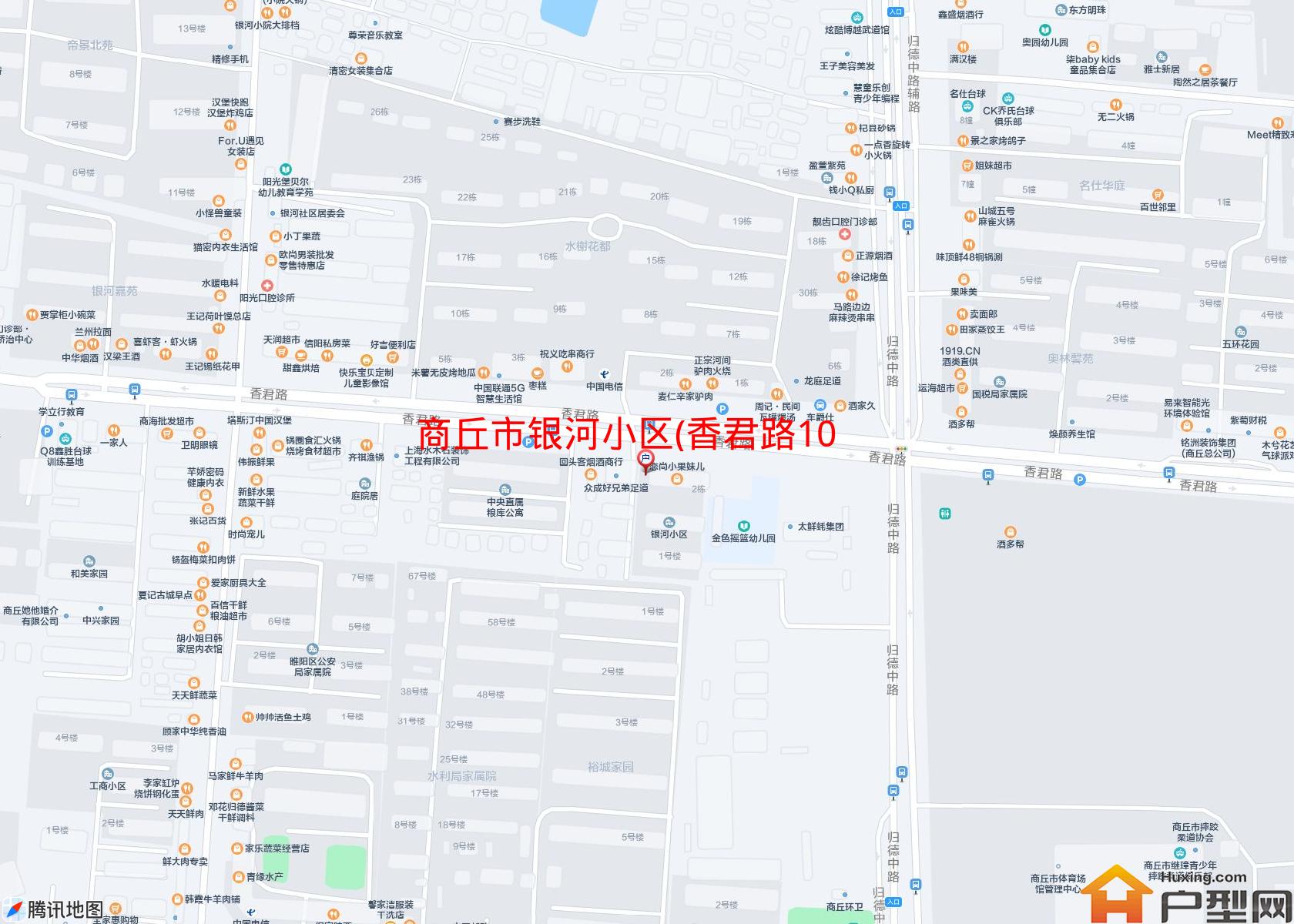 银河小区(香君路105号)小区 - 户型网