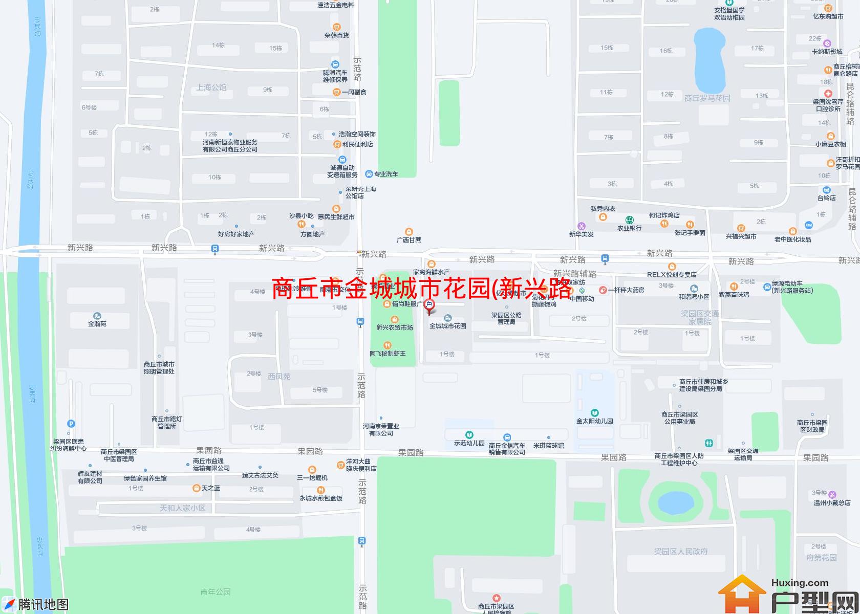 金城城市花园(新兴路)小区 - 户型网